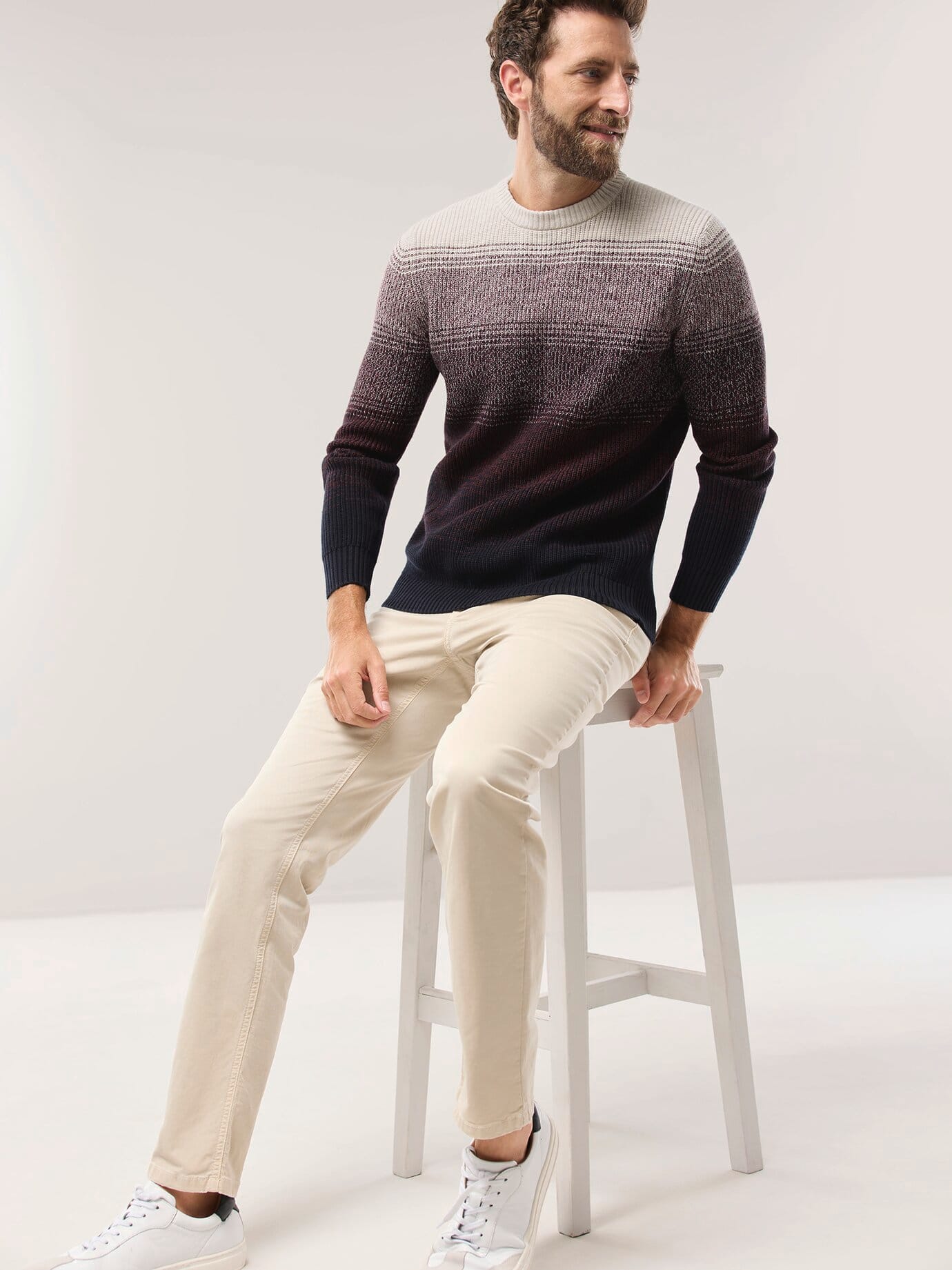 Walbusch Degradee Sweater Red 48 3