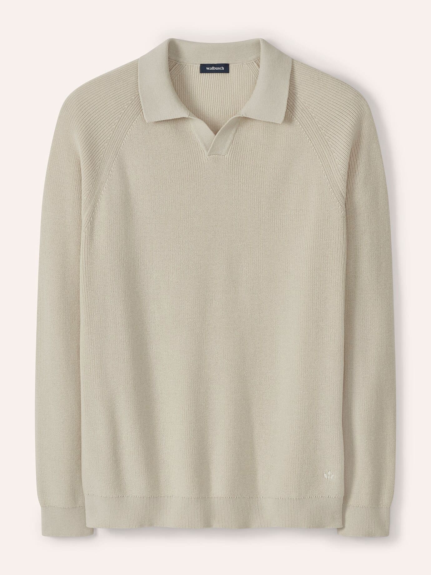 Thumbnail - Gerippter Polopullover