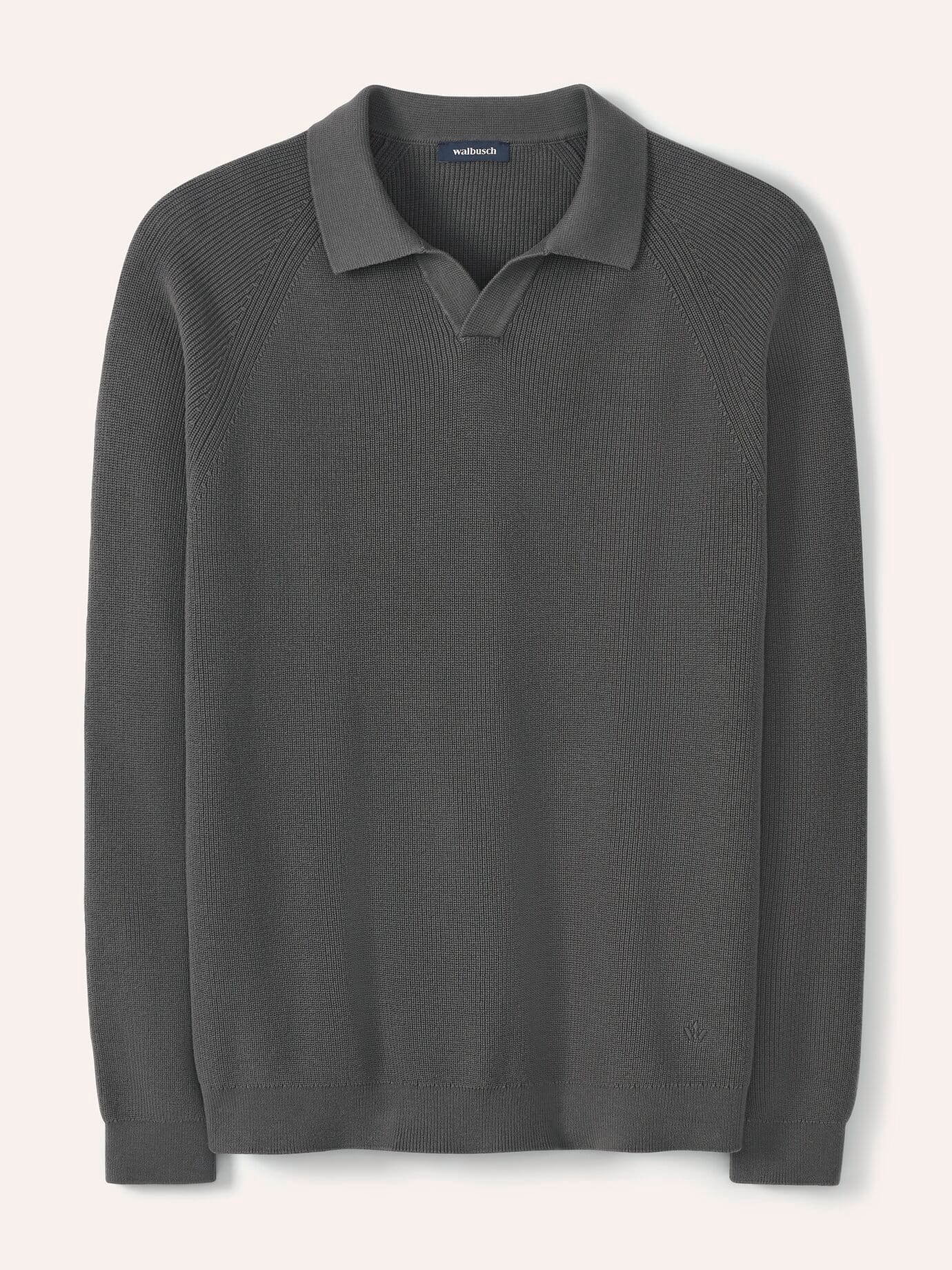 Thumbnail - Gerippter Polopullover