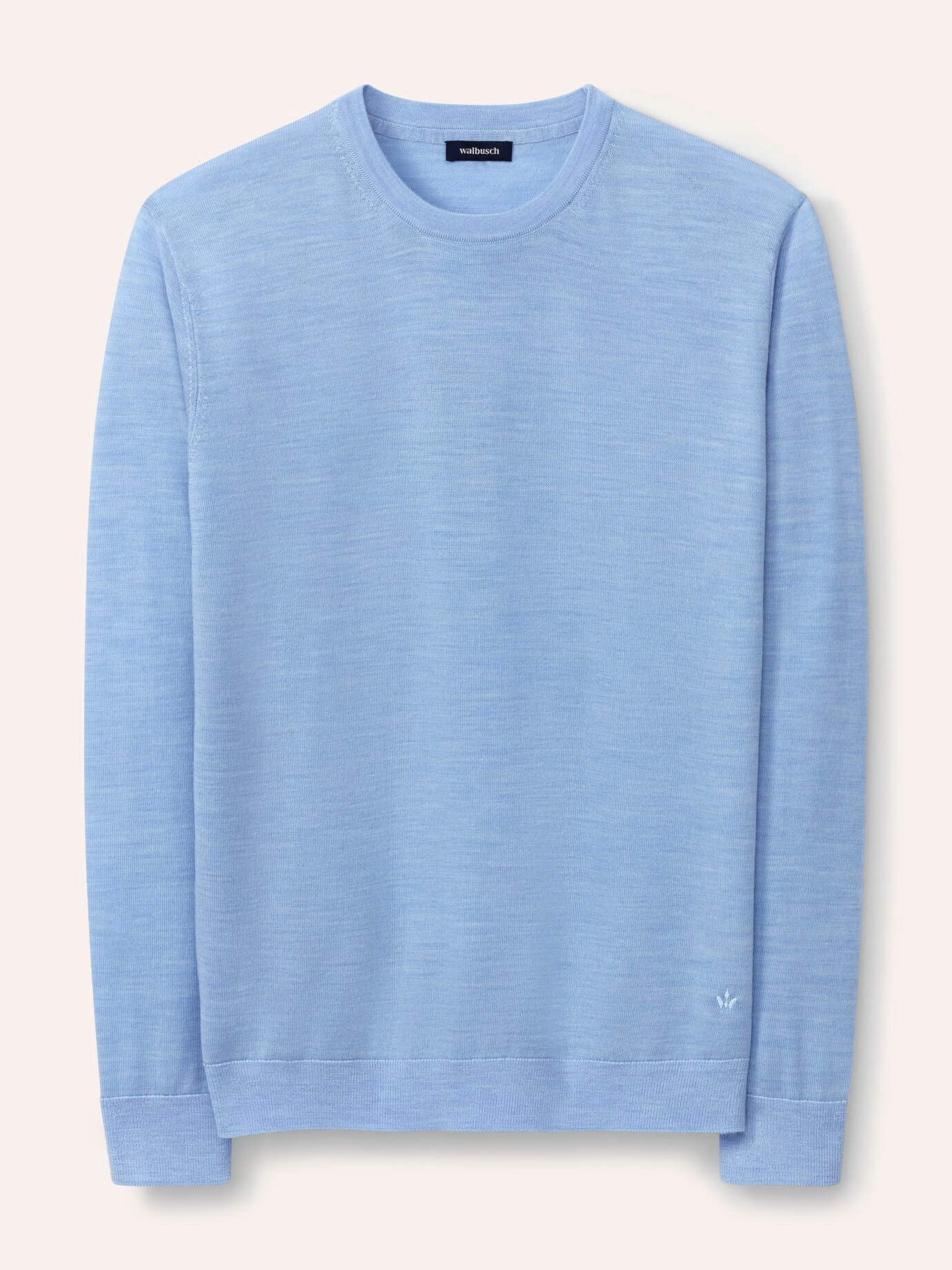Rundhals-Pullover Merino Extrafein