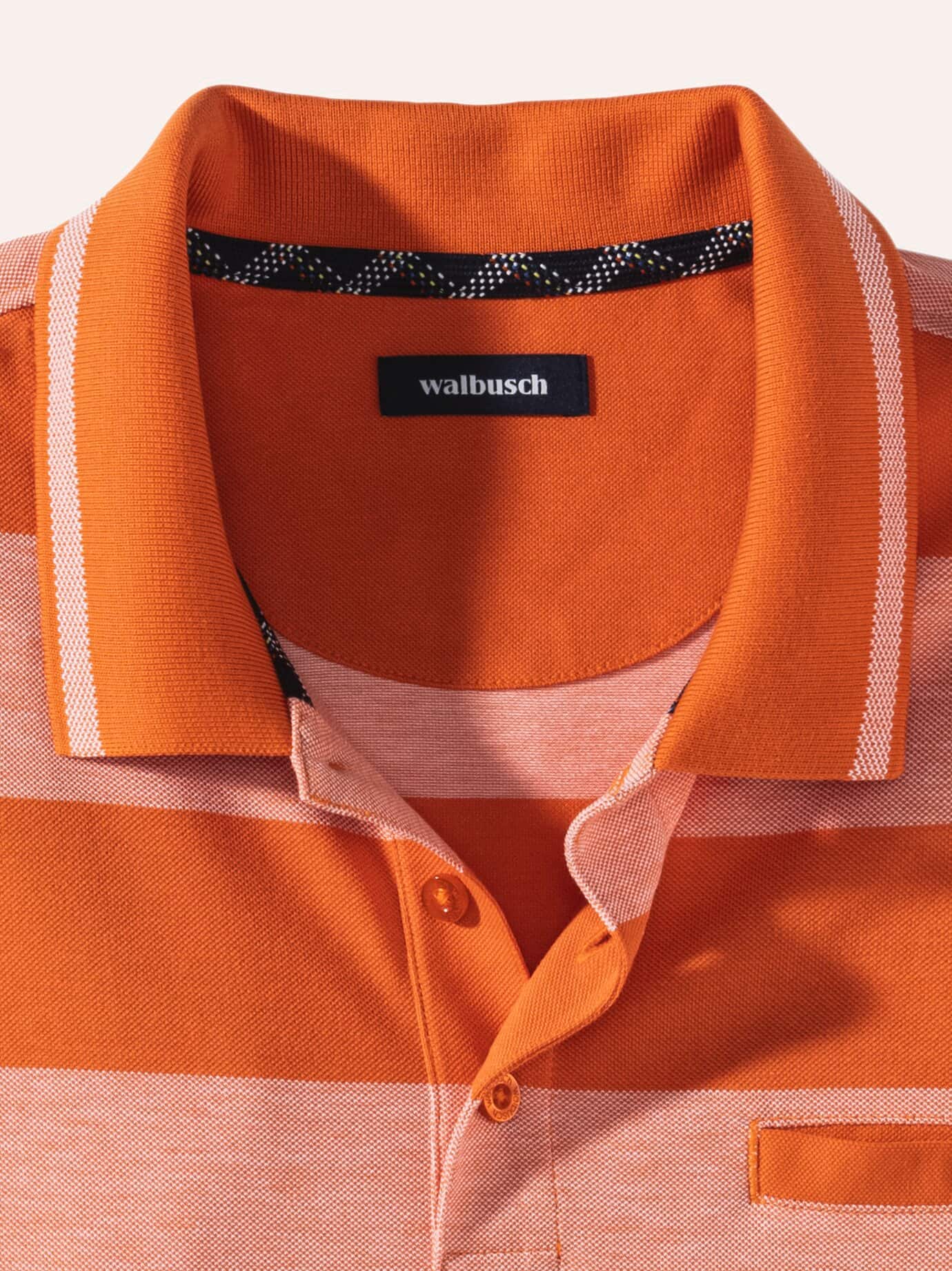 Walbusch Extraglatt-Polo Klimakontrolle Polo Orange 54 8