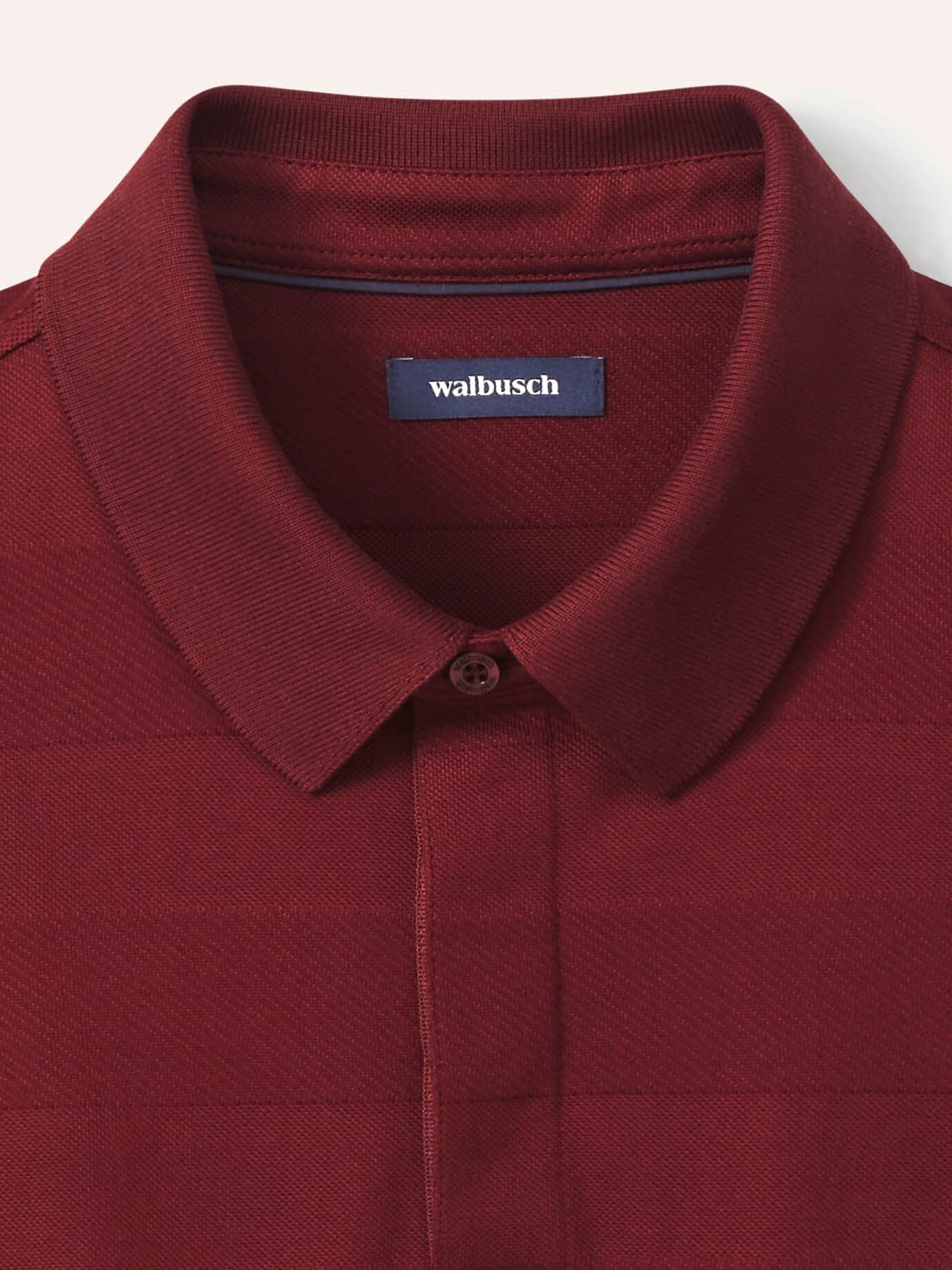 Walbusch Webeffekt Polo Red 52 4