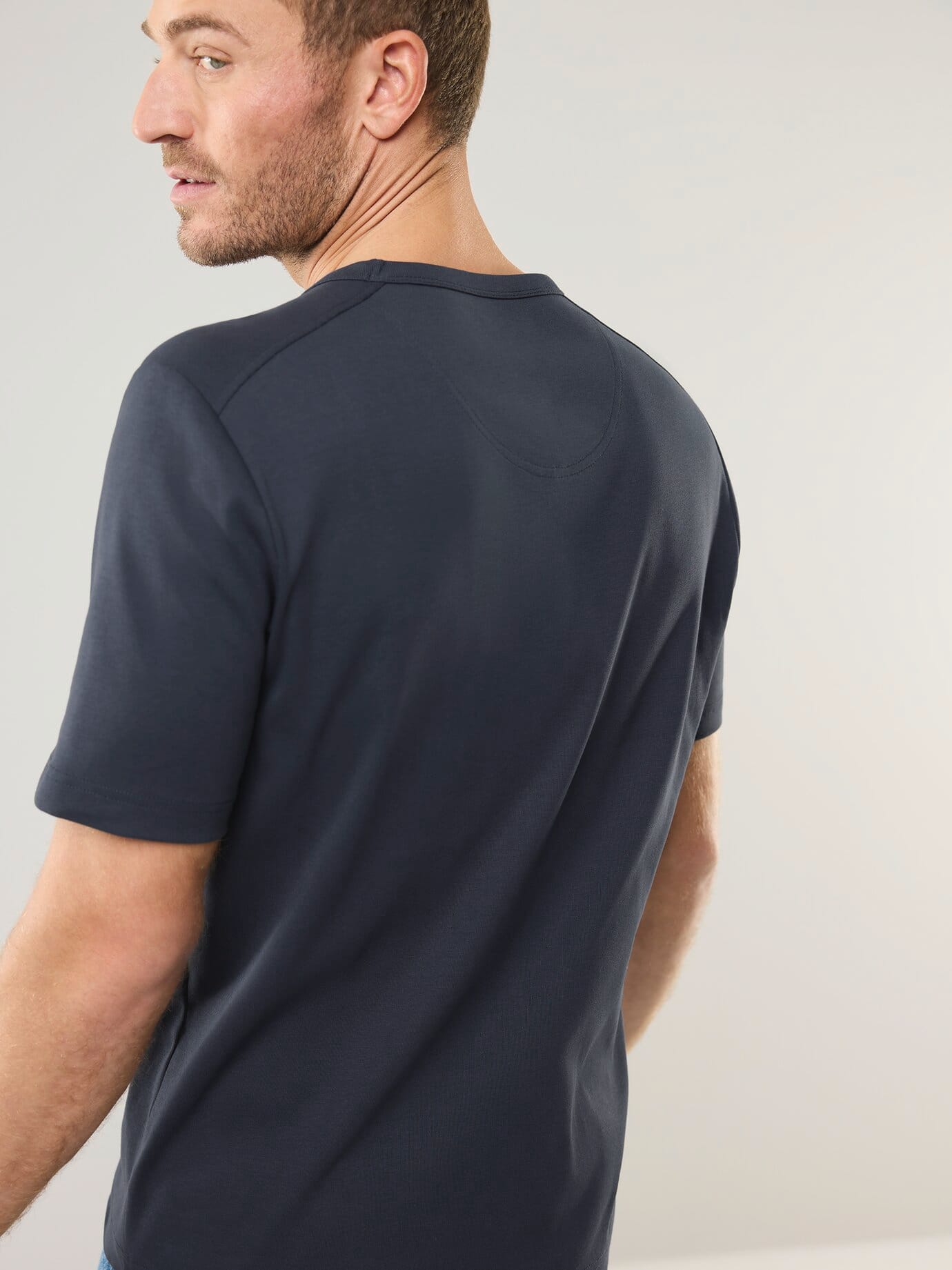 Walbusch Zu schade für drunter-Shirt V-Neck Blue 54 3