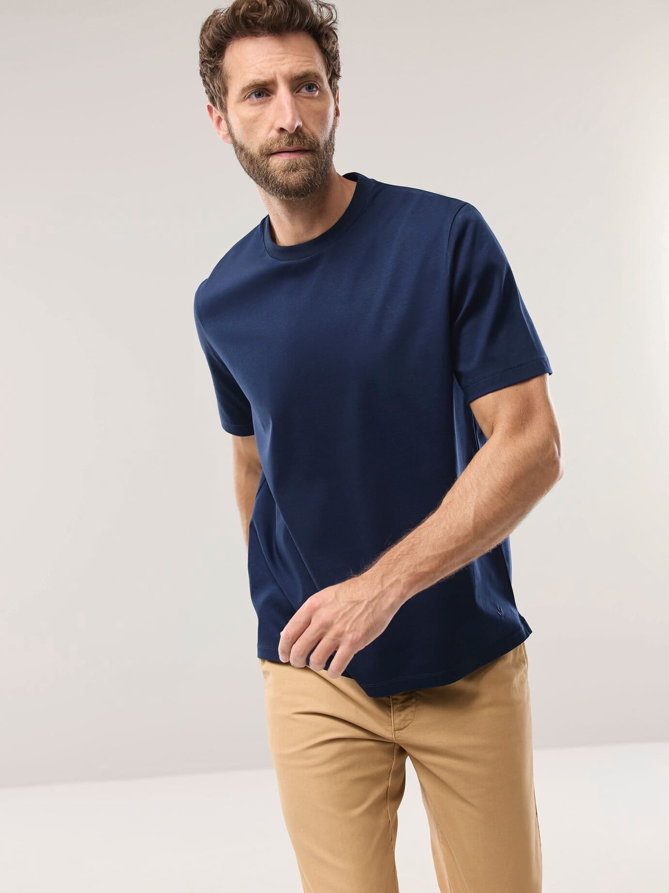 Walbusch T-Shirt Blue Size 48 6