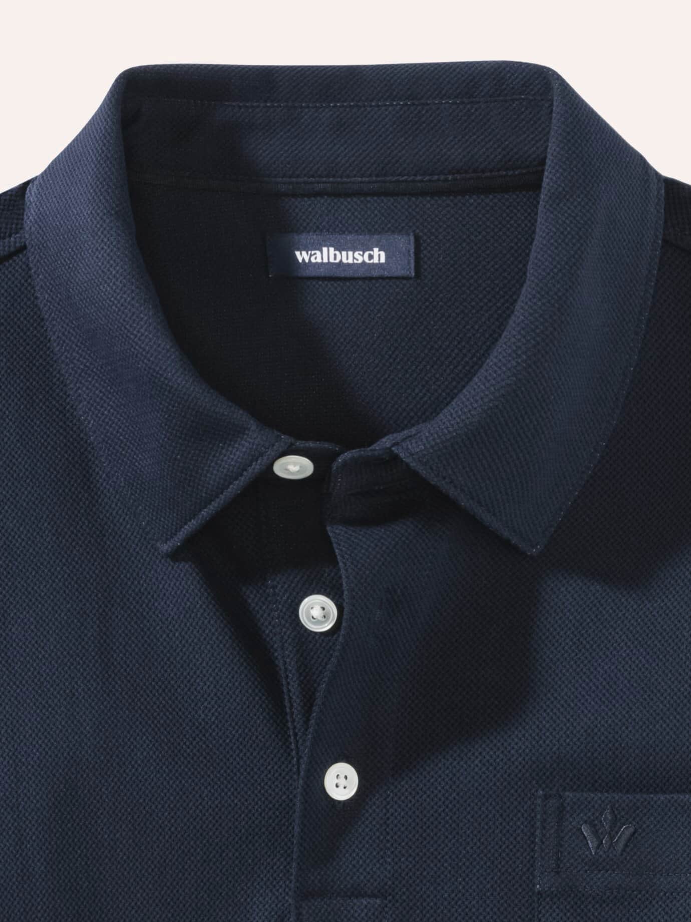 Walbusch Tausend-Poren Polo Blue 52 3