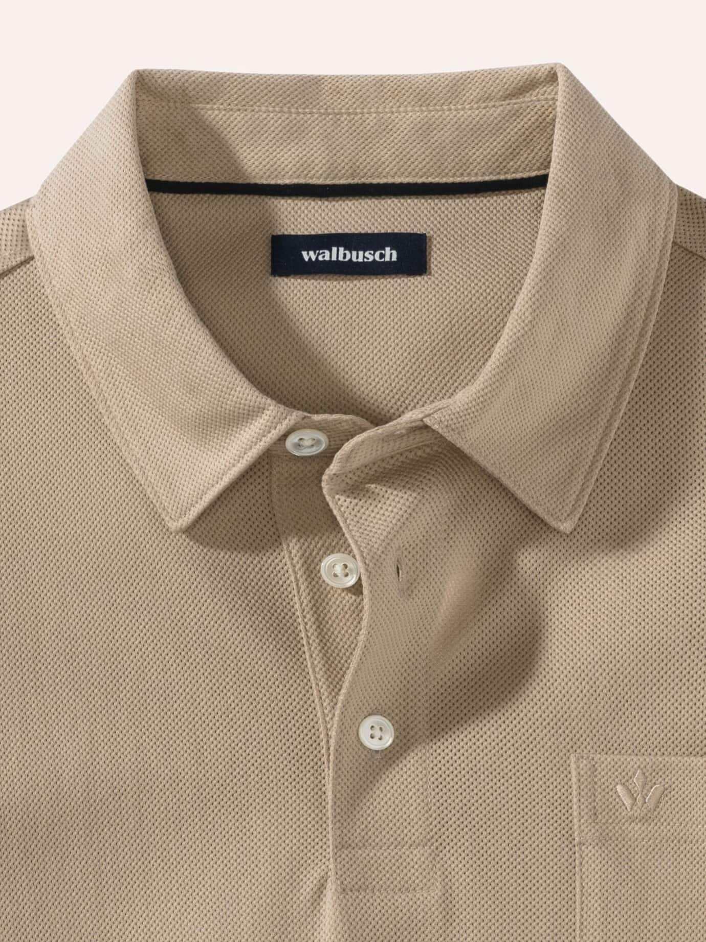 Walbusch Tausend-Poren Polo Brown 50 3