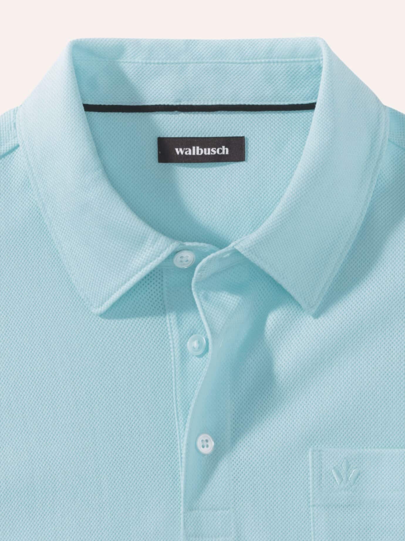 Walbusch Tausend-Poren Polo Blue 52 7