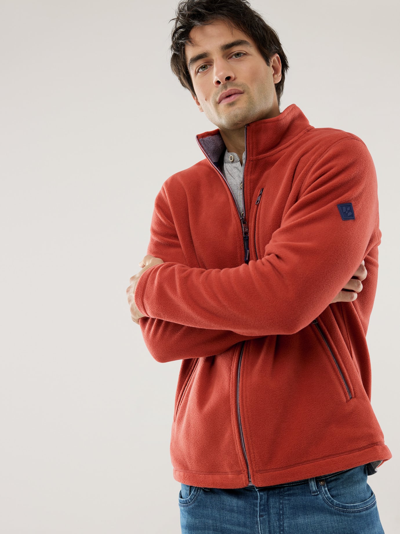 Walbusch Huskyfleece Jacket Orange 54 3