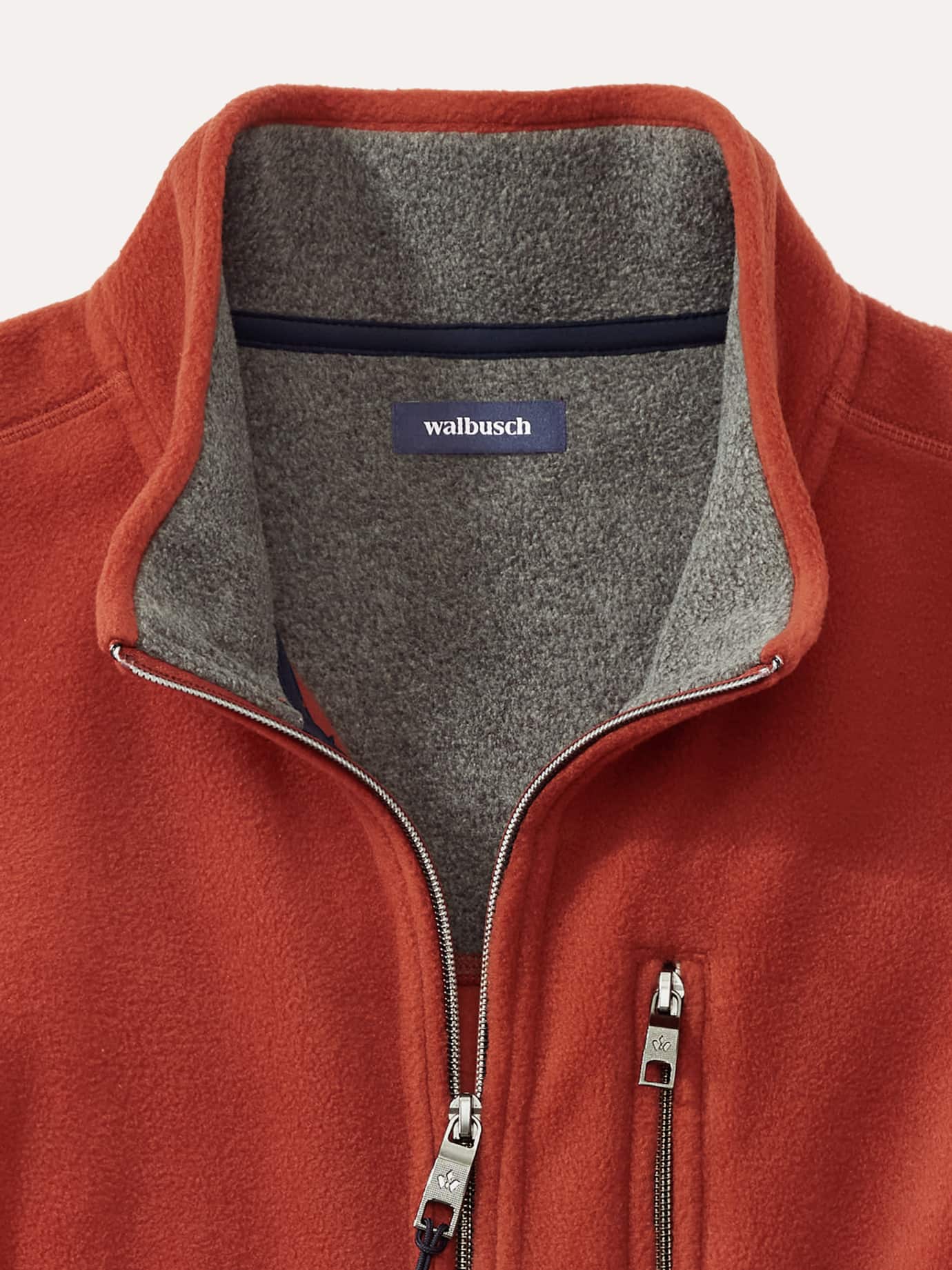 Walbusch Huskyfleece Jacket Orange 54 4