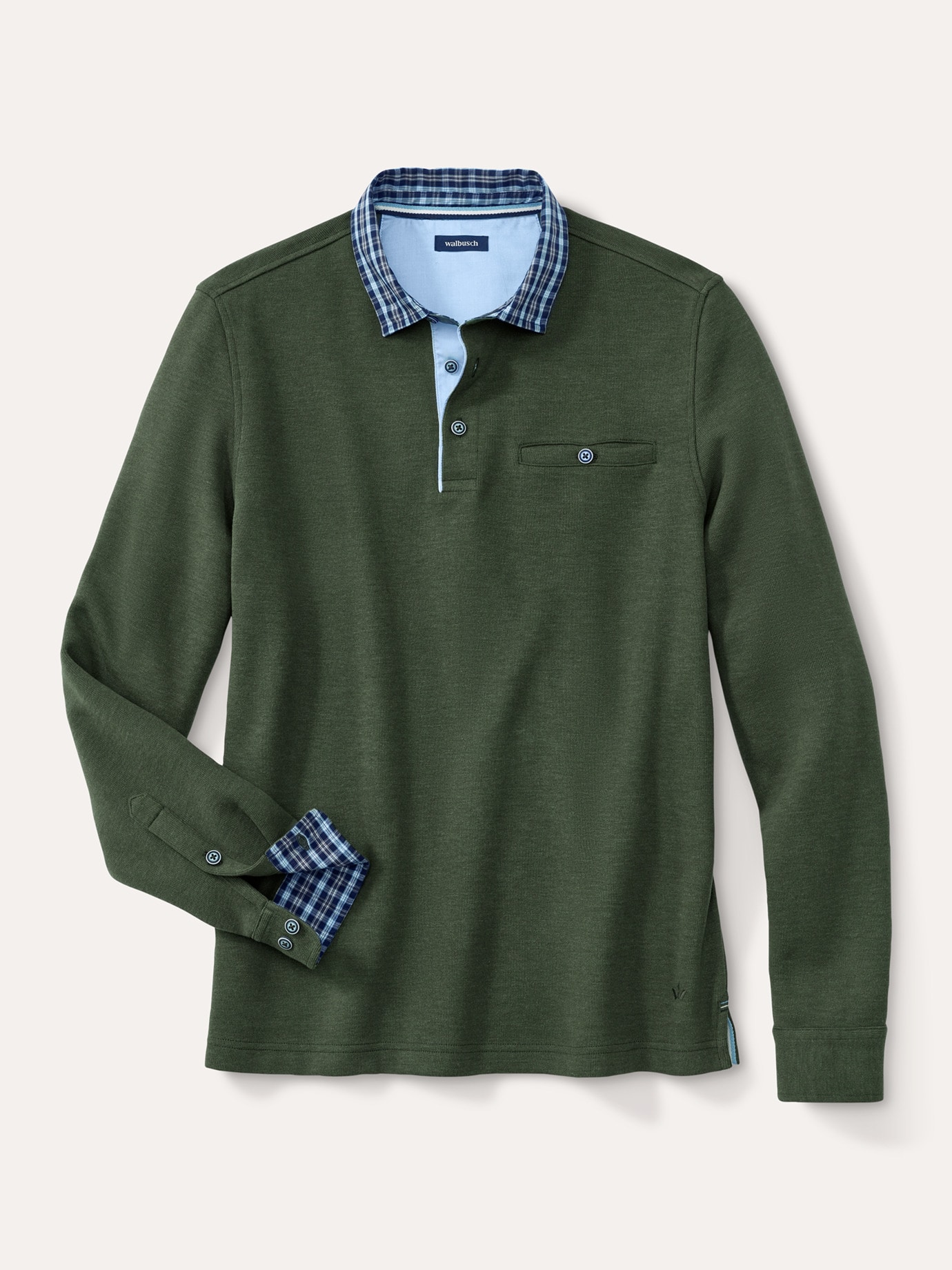 Hemdpullover 2.0 Oliv