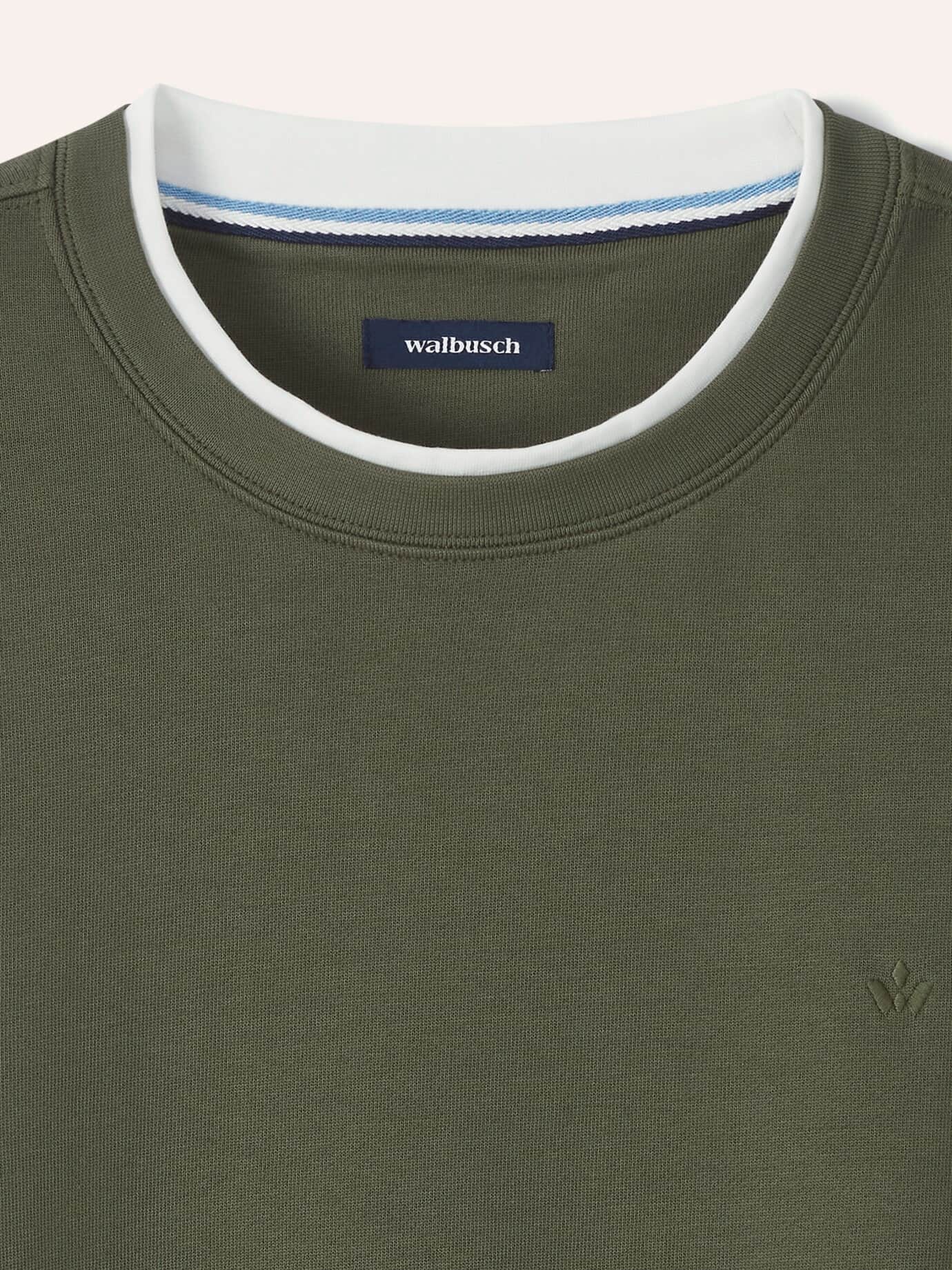 Walbusch Leicht-Sweatshirt Sweatshirt Green 62/64 4