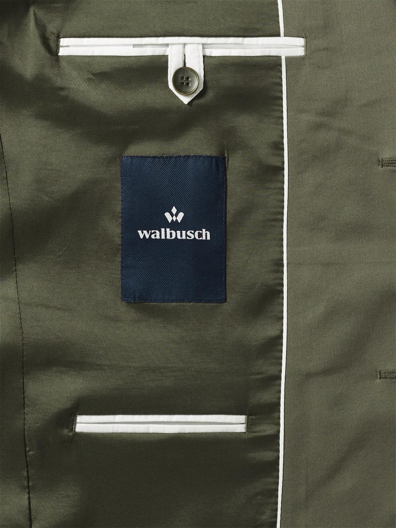 Walbusch Modern Fit Suit Jacket Green 4