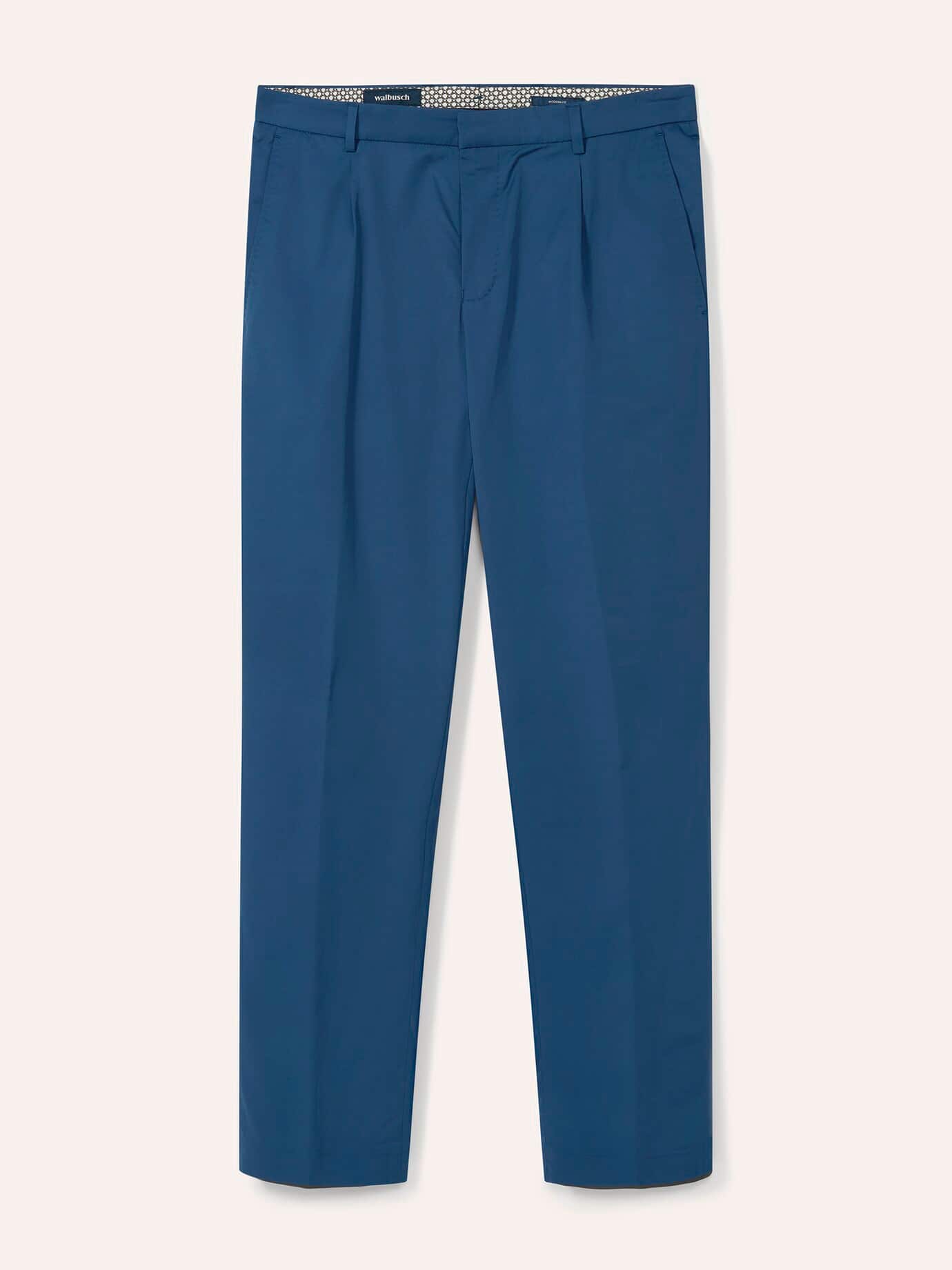 Anzug-Hose aus Baumwollmix, Modern Fit#noch offen: Größenlauf, Farbe Blau, 58, Stoff aus Portugal mit feiner Baumwolle Herren