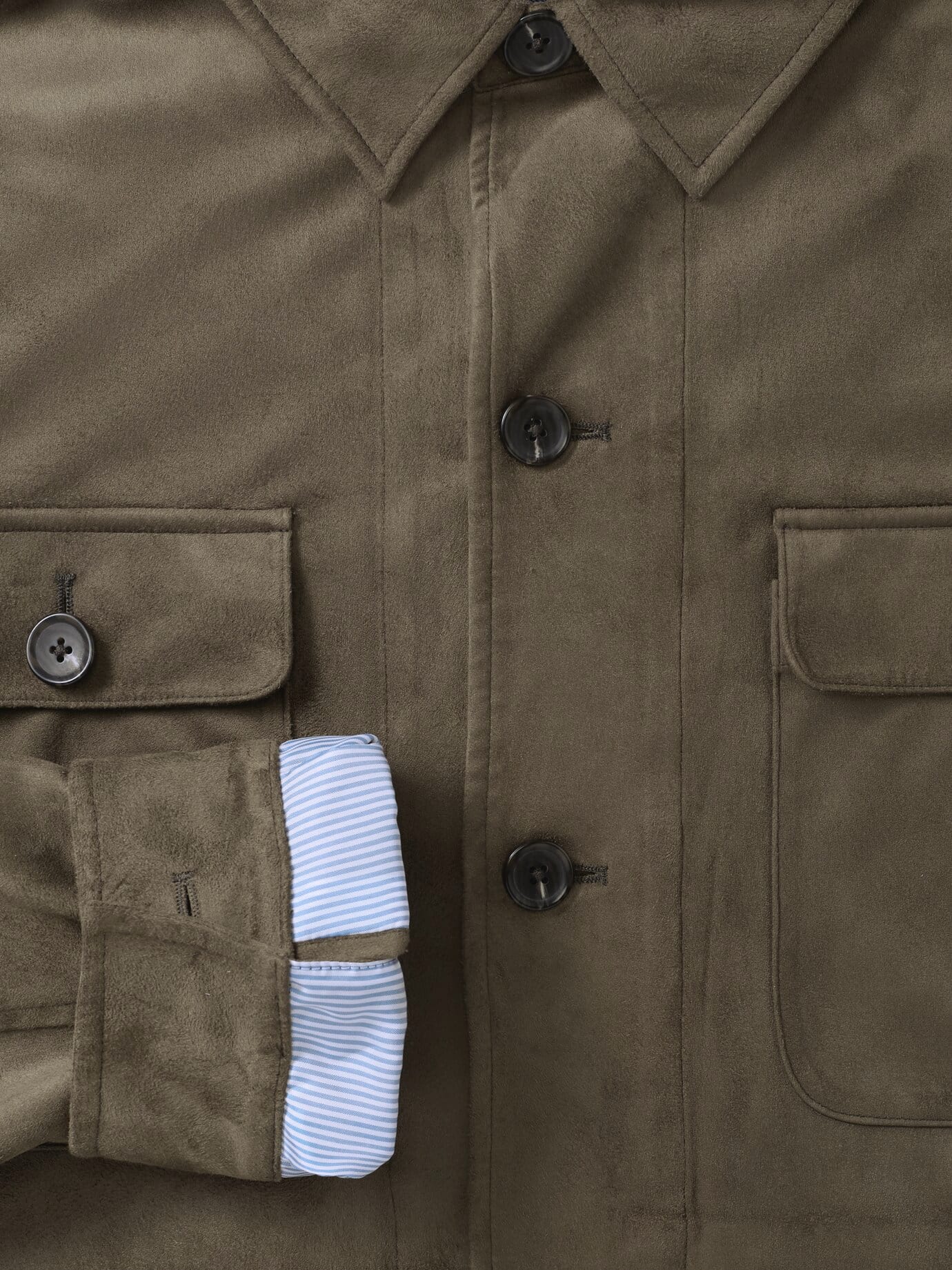 Walbusch Hemdjacke Microvelours Green 54 4