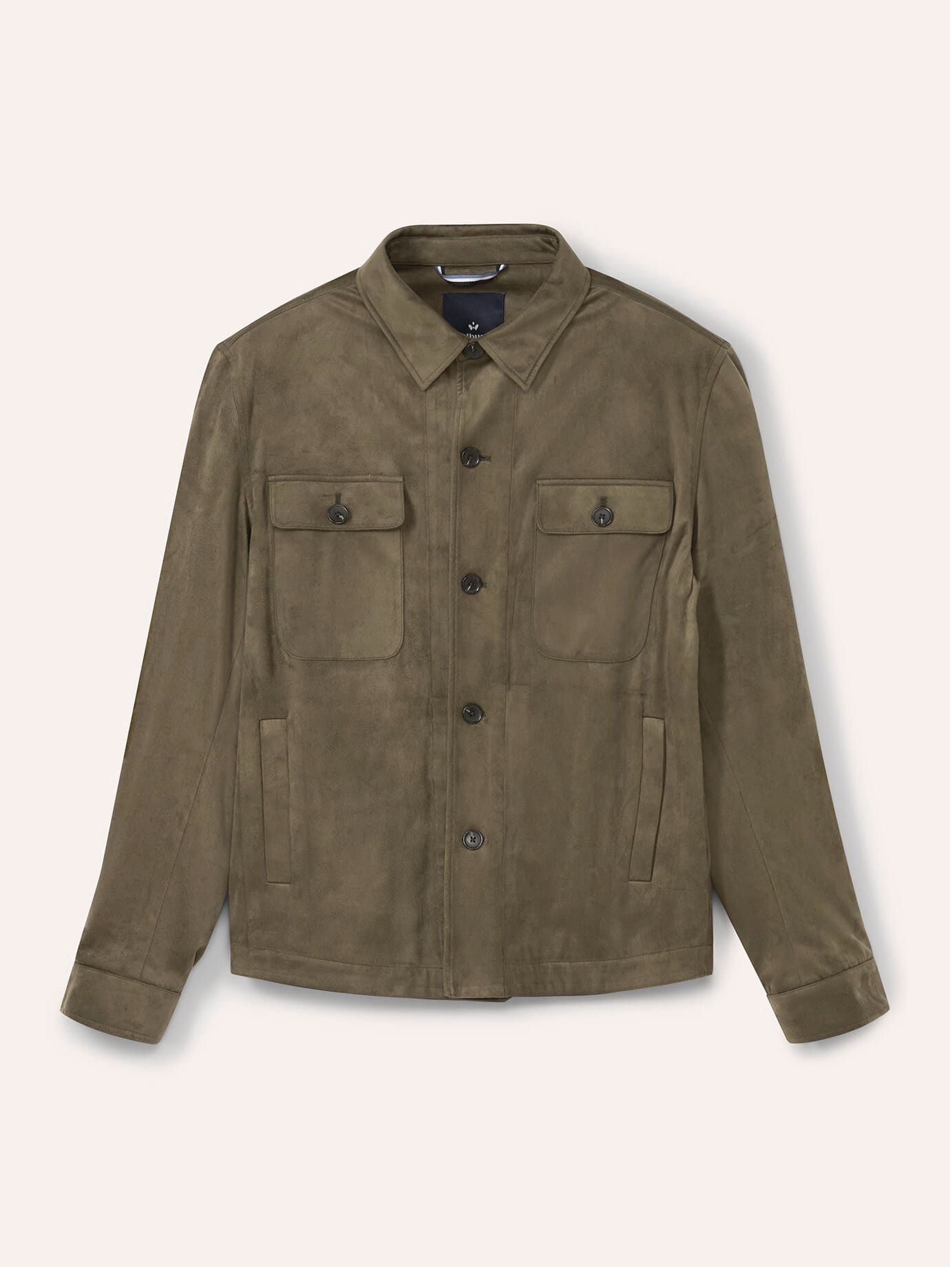 Hemdjacke aus Microvelours, noch offen: Filter Passform#normale Größen, Farbe Grün, 30, weicher Microvelours bequem, da elastisch Herren