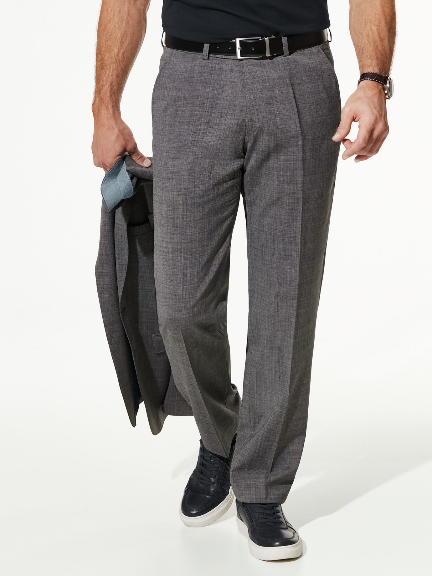 Walbusch B-DYnamic Suit Trousers Gray 50 2