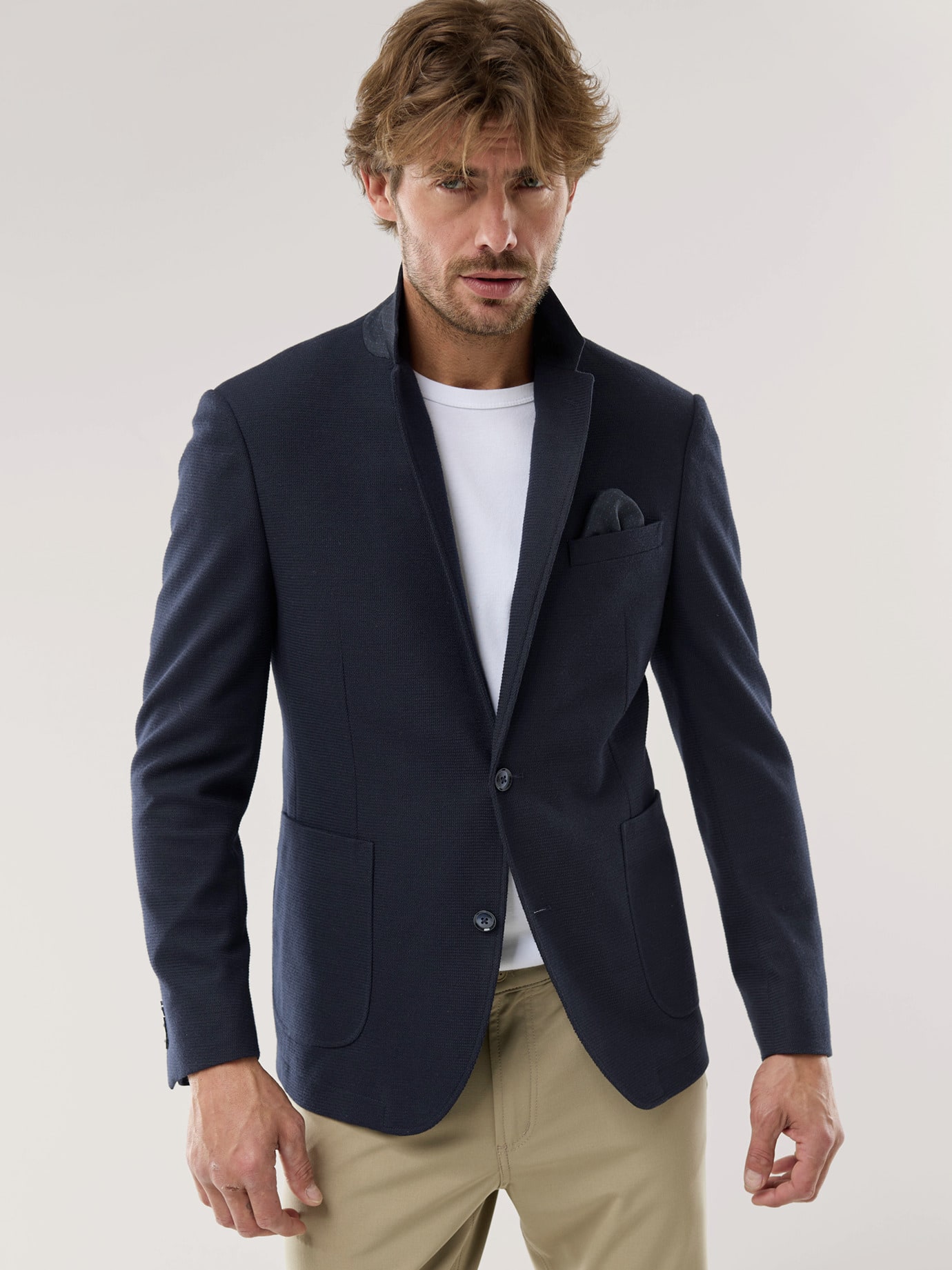 Walbusch Komfort Sakko Everyday Blau 56 2