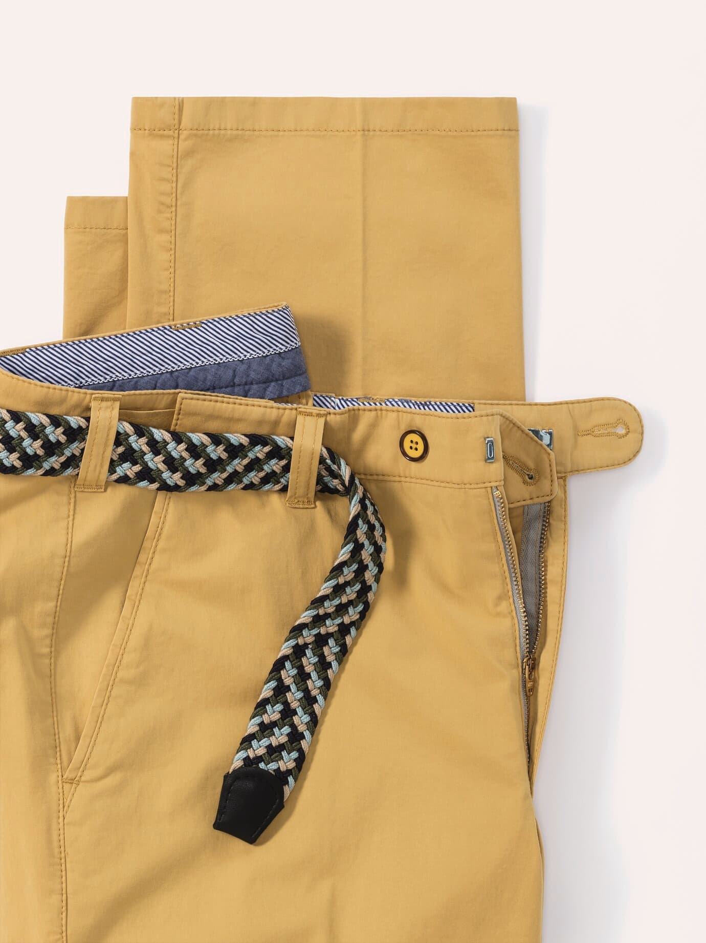 Walbusch Chino Regular Fit Yellow 28 4