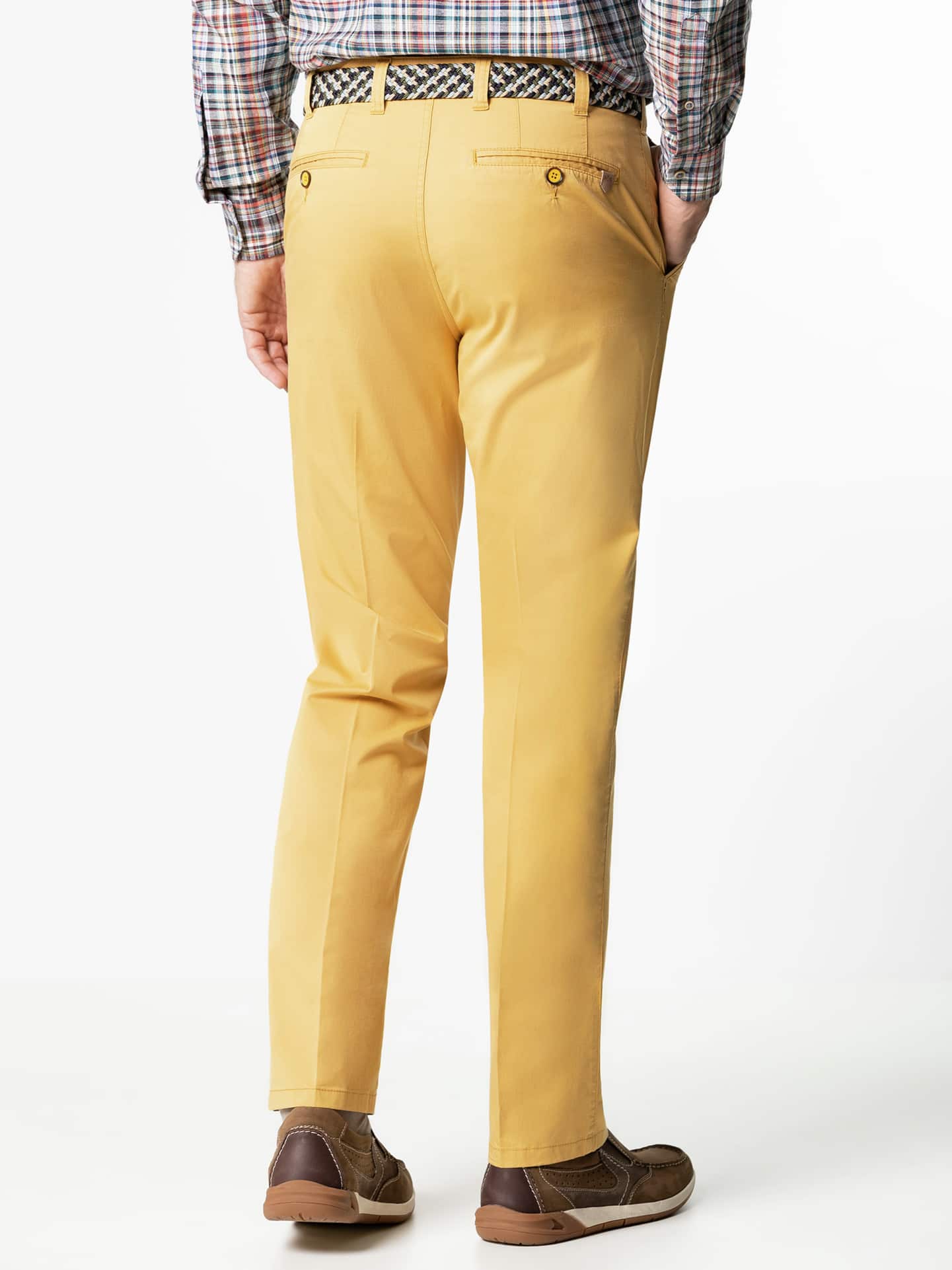 Walbusch Chino Regular Fit Yellow 28 3