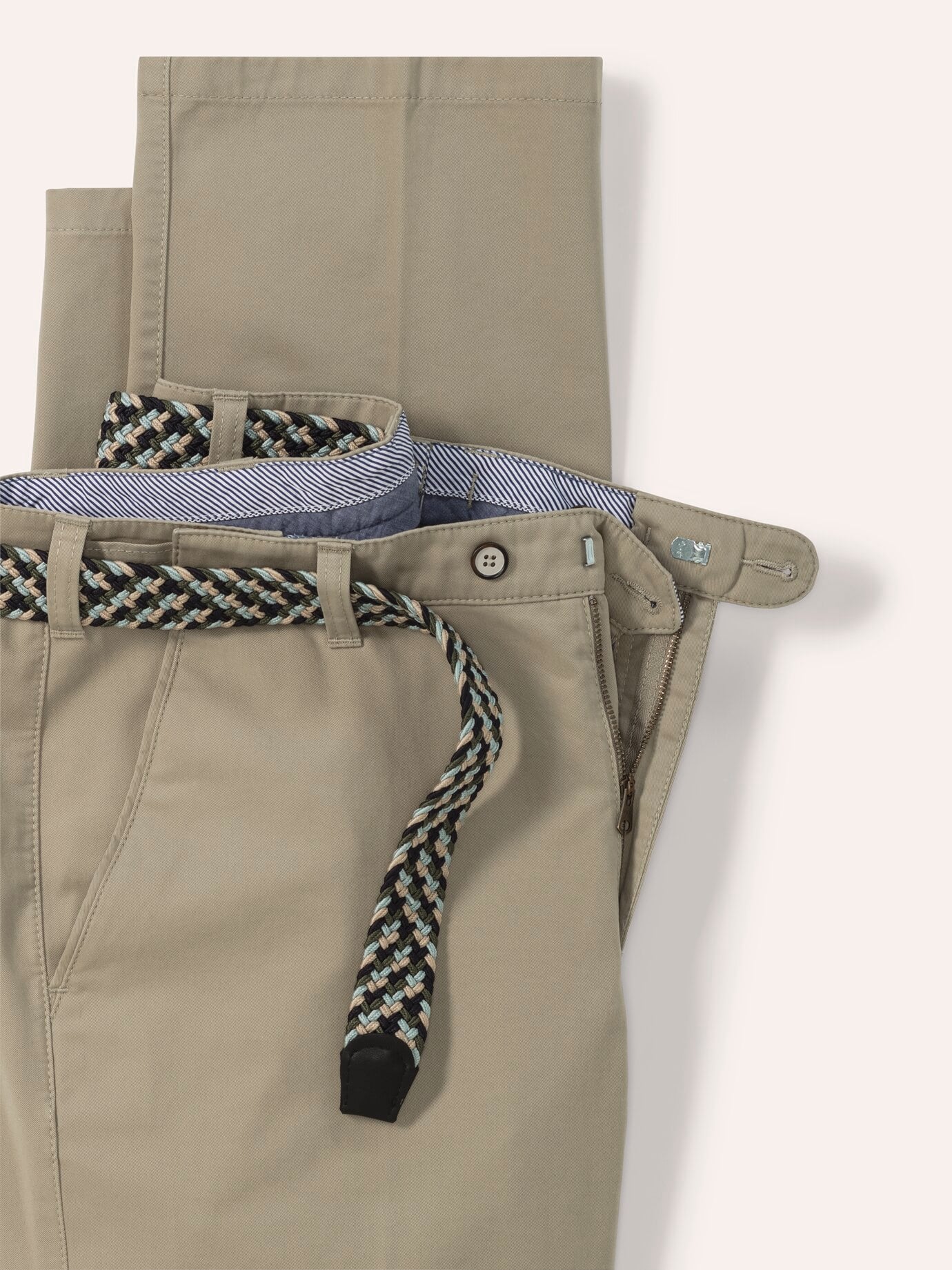 Walbusch Extraglatt Stretch Chino Beige 106 8