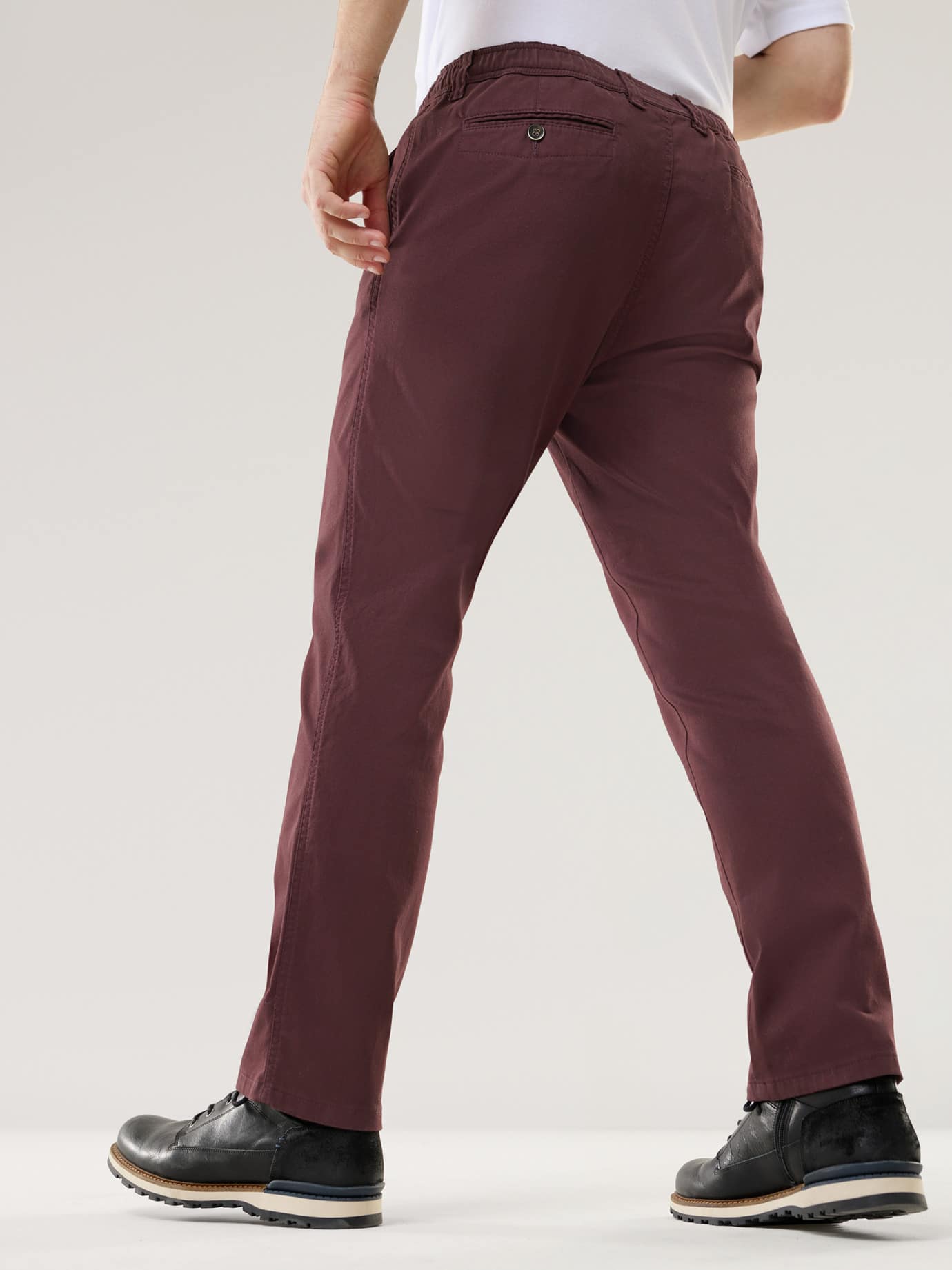 Walbusch Relaxbundhose 2.0 Trousers Red 26 3