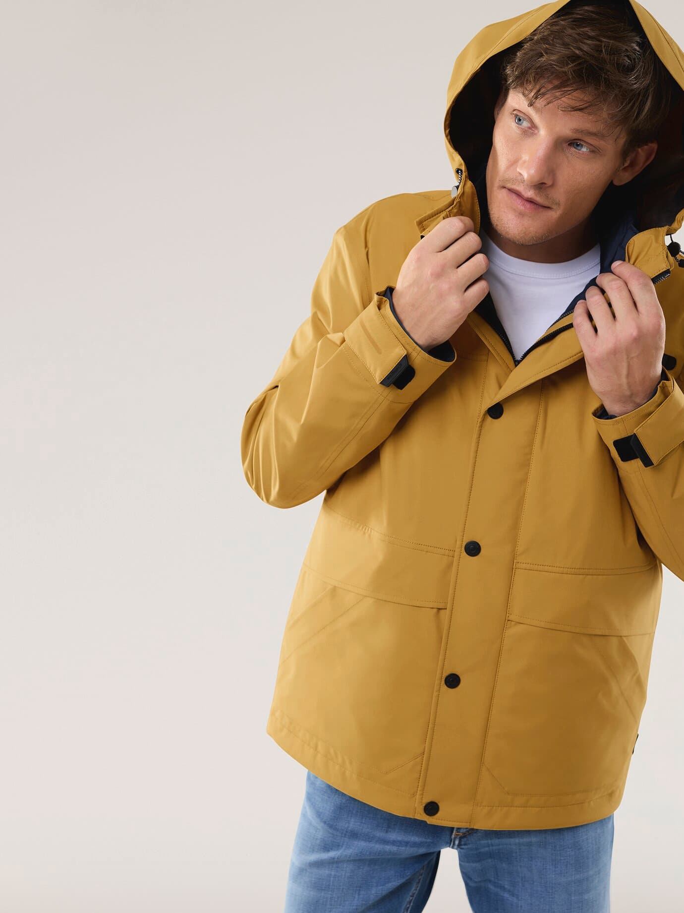Walbusch Aquastop 2 in 1 Jacket Yellow Size 54 2