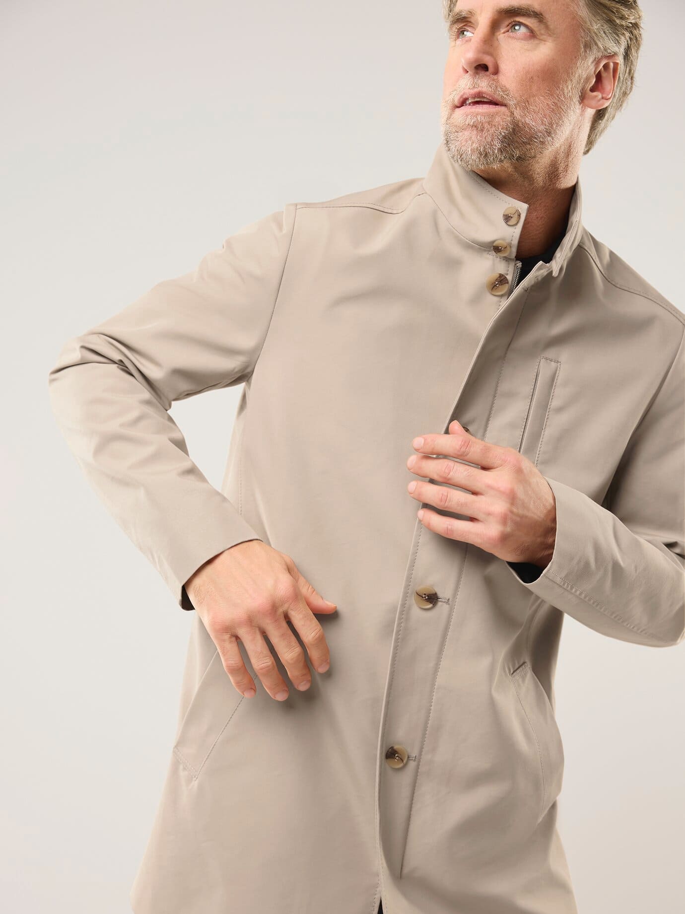 Walbusch Übergangsmantel Beige 56 2