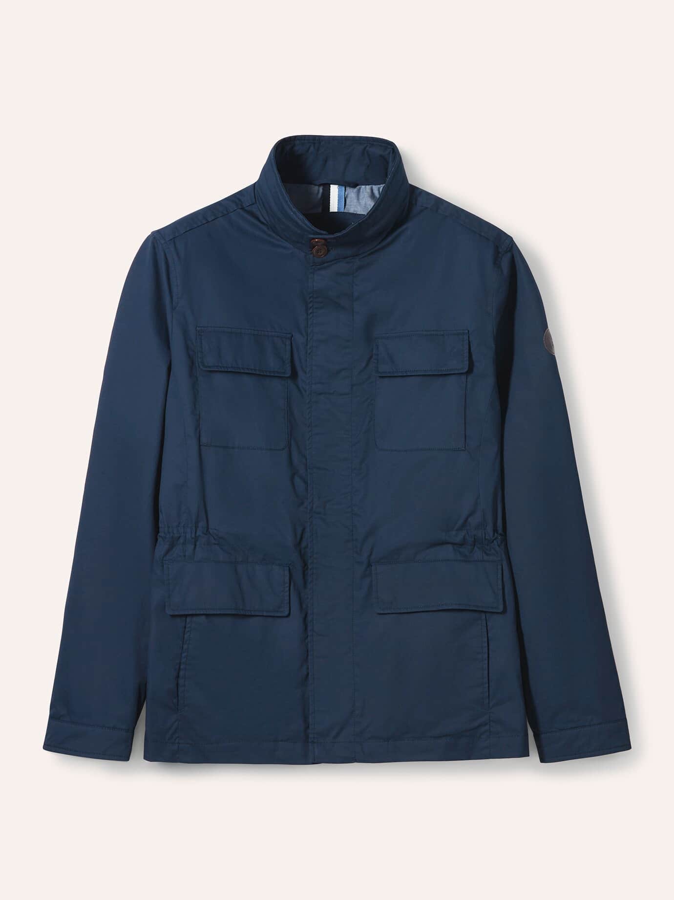 Multitaschen Jacke, normale Größen#untersetzte Größen, Farbe Blau, 48, extra viel Stauraum atmungsaktive Baumwolle Herren