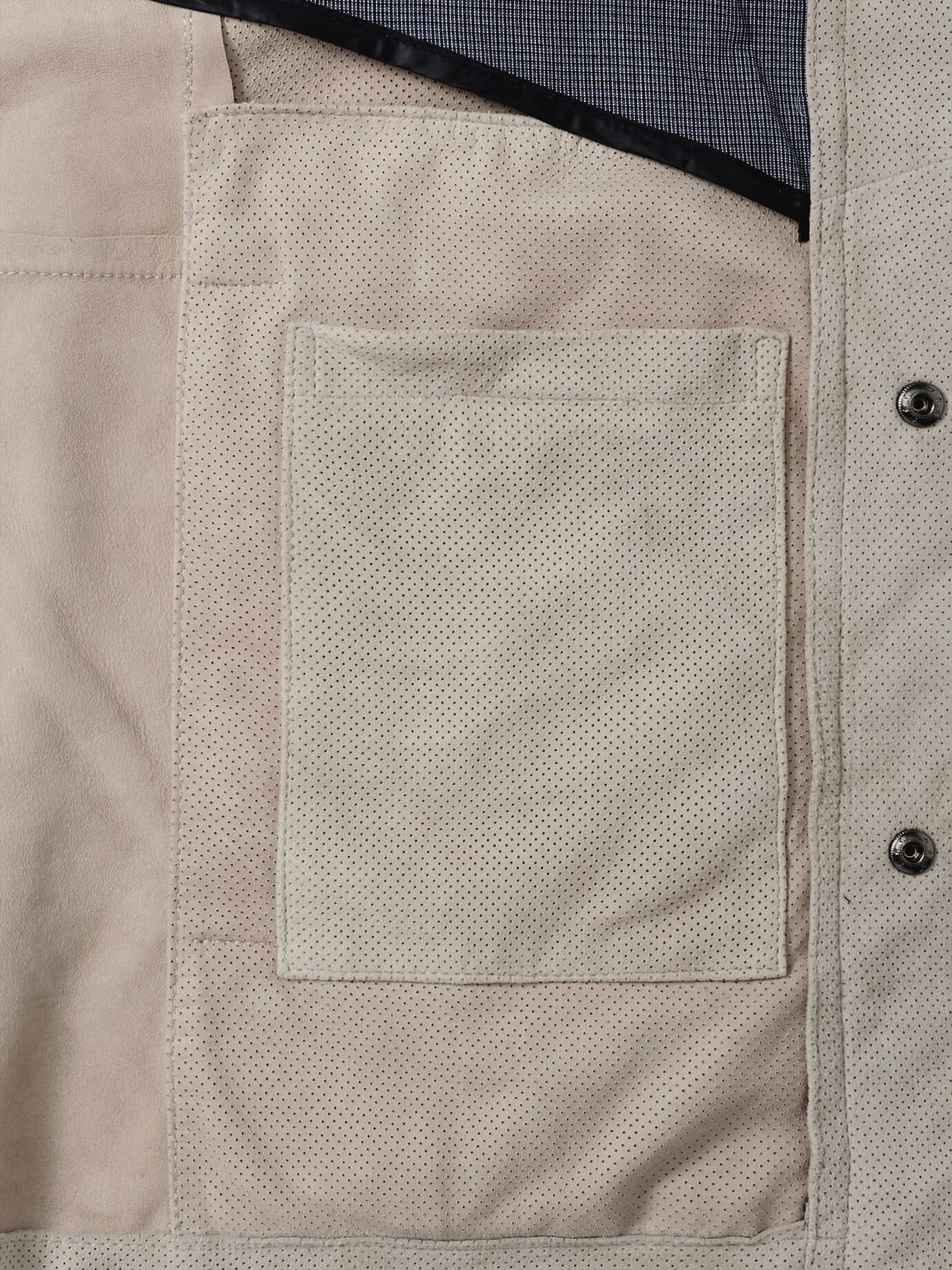 Walbusch Velourslederhemdjacke, normale Größen, Farbe Beige, 58, geschmeidiges feines Ziegenvelours feine Klimaporen Herren 4