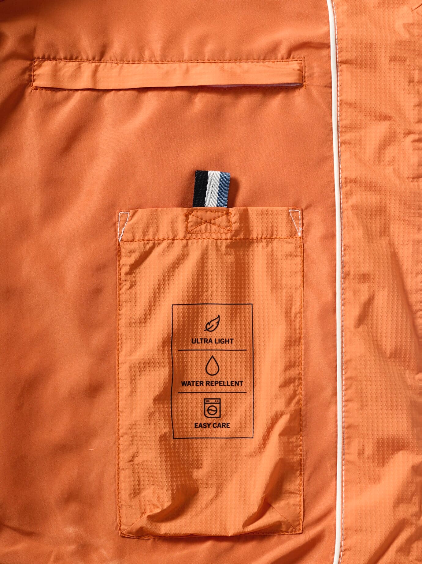 Walbusch Microfaser Lightweight Blouson Orange Size 25 4