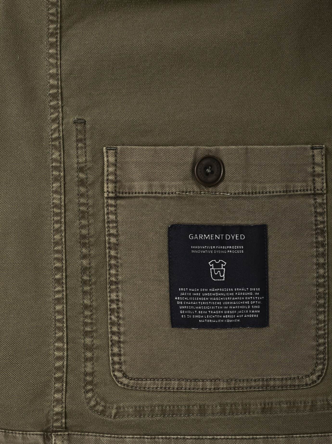Walbusch Baumwoll Hemdjacke, normale Größen#untersetzte Größen, Farbe Grün, 64, atmungsaktive Baumwolle bequem, da elastisch Herren 4