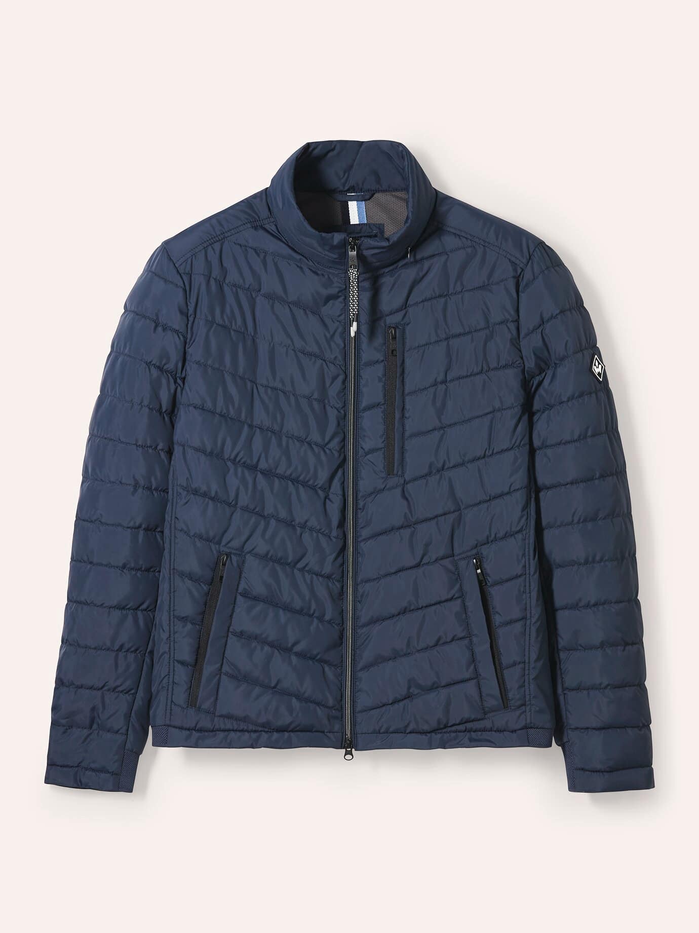 Klima Leichtsteppjacke, normale Größen#untersetzte Größen, Farbe Blau, 62, funktionelle Sorona-Füllung extra leicht Herren
