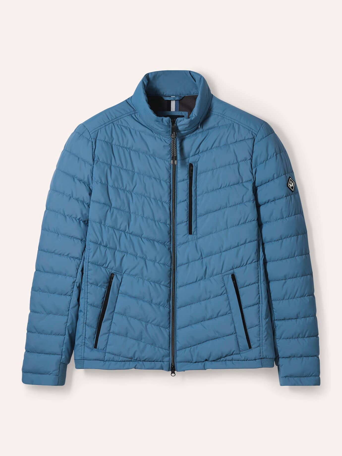 Walbusch Klima Leichtsteppjacke, normale Größen#untersetzte Größen, Farbe Blau, 50, funktionelle Sorona-Füllung extra leicht Herren