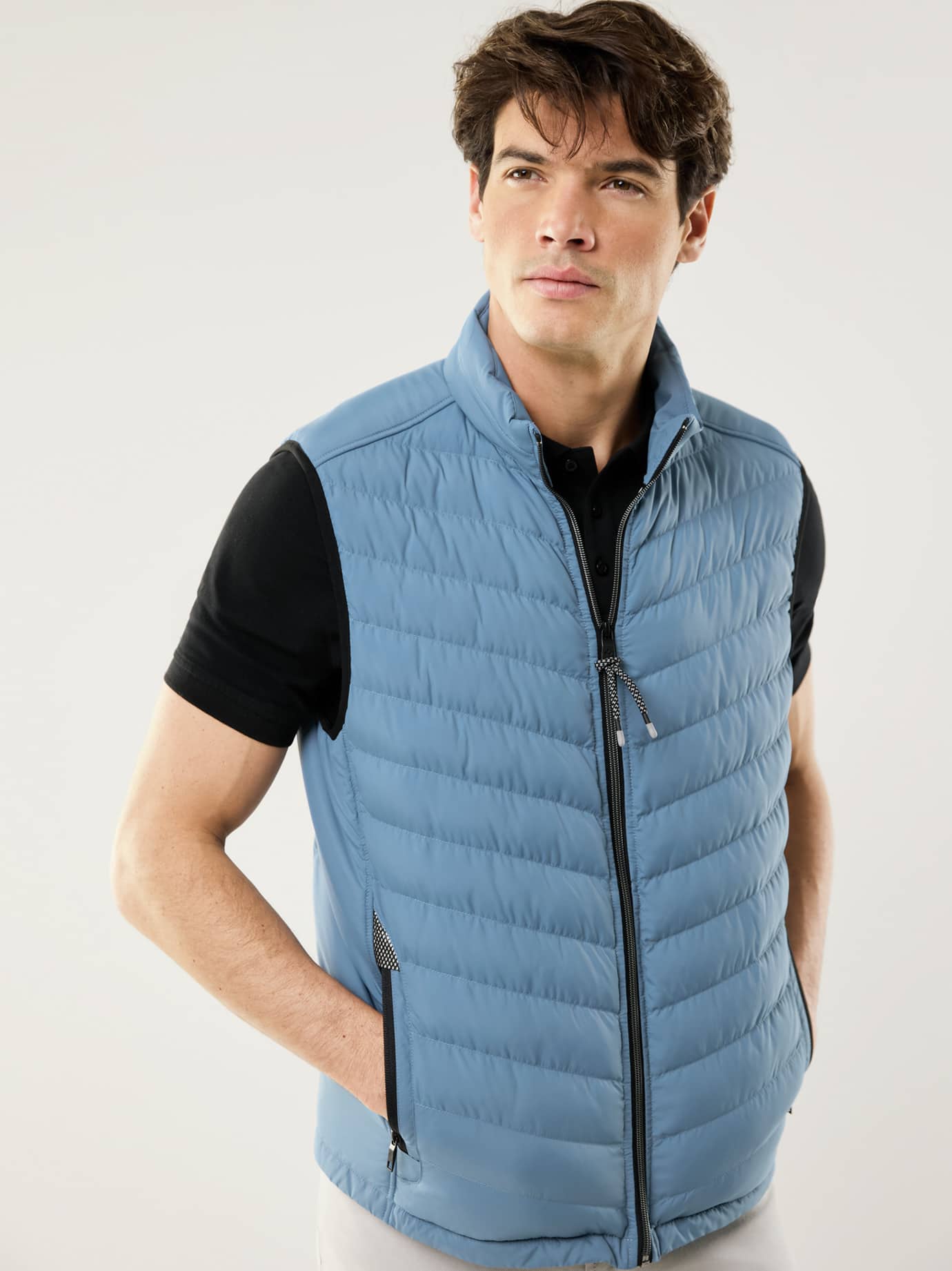 Walbusch Klima Leichtsteppweste Men's Blue Size 64 6