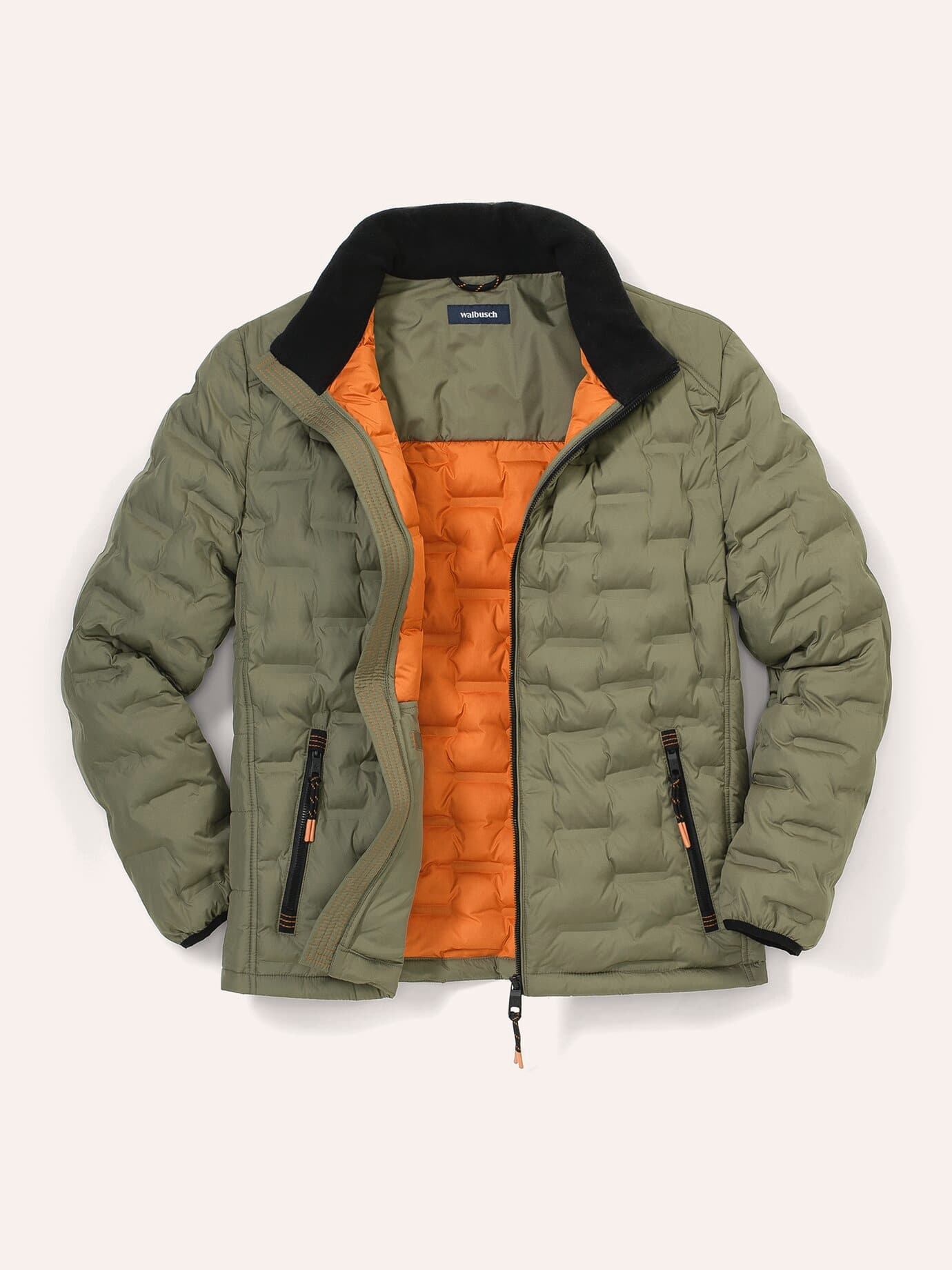 Klima-Leichtsteppjacke, normale Größen#untersetzte Größen, Farbe Grün, 56, innovative Klimakammern sehr leicht Herren
