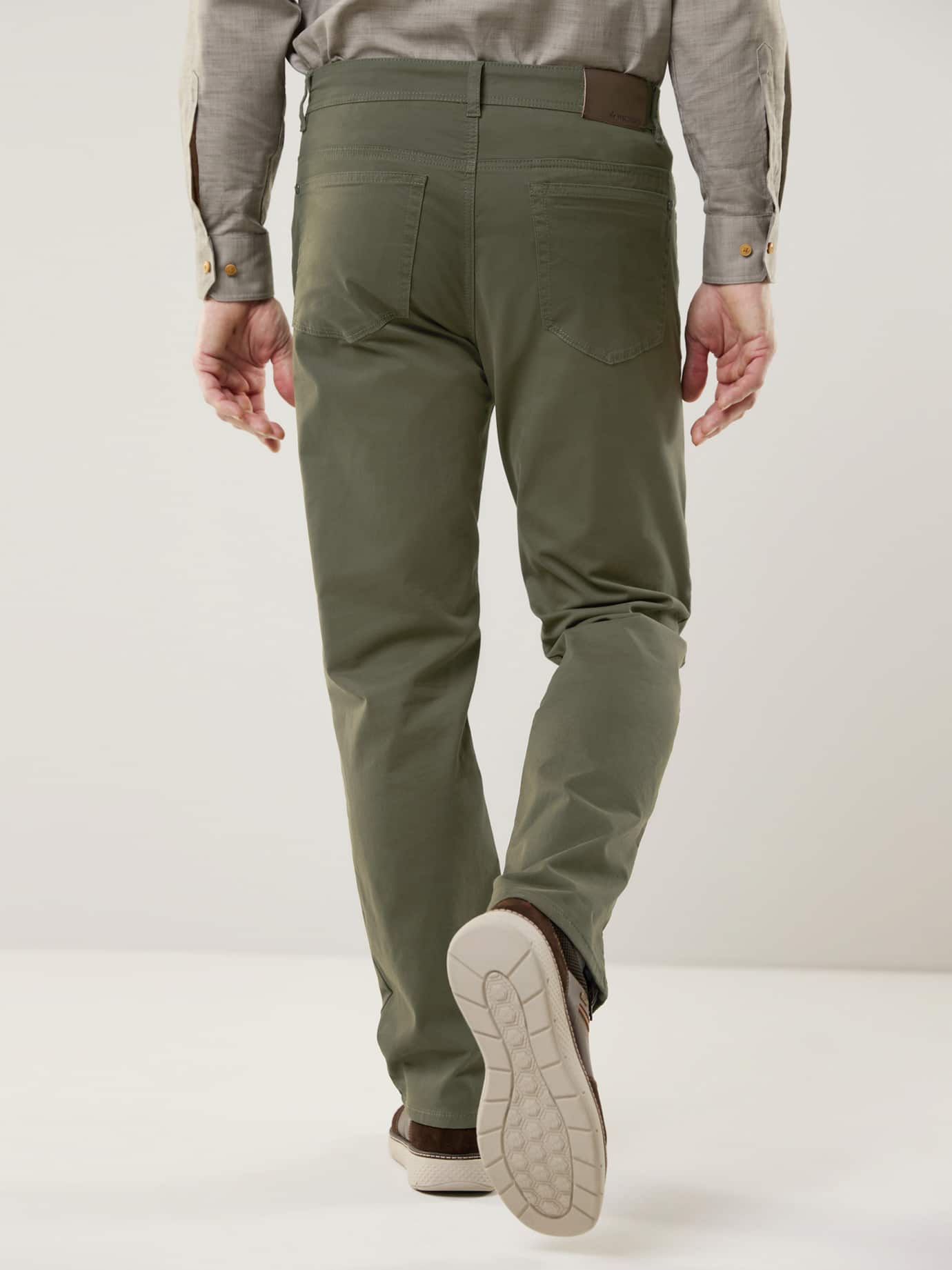 Walbusch Extraglatt-Thermo Five Pocket Green 64 3