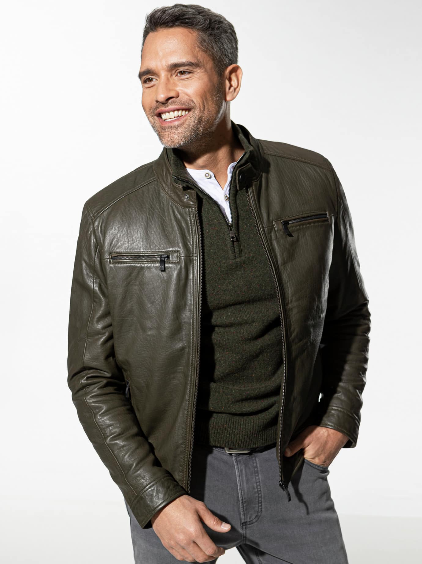 Lammnappa Walbusch Damen Jacken Lederjacke Aus Lammnappa Herren