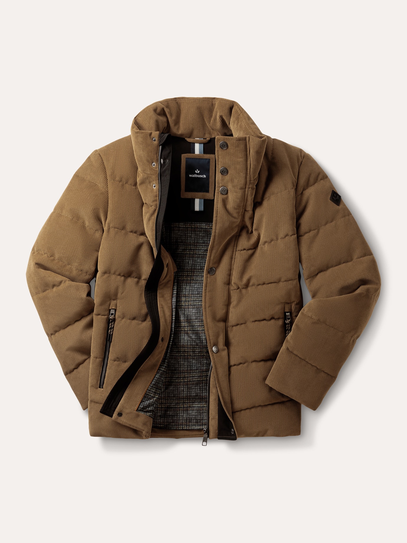 Cord Steppjacke Camel