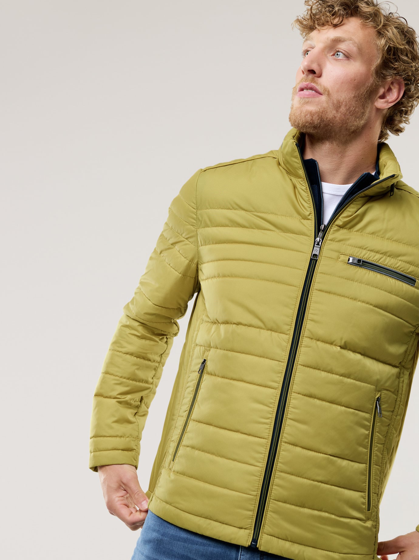 Walbusch Microfaser Leichtjacke 2.0 Yellow 24 3
