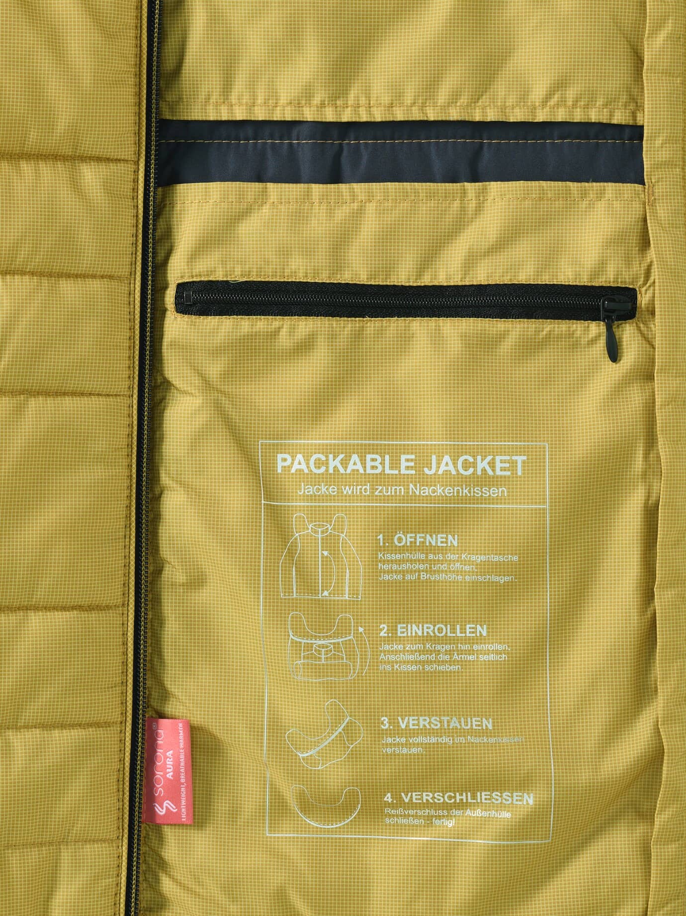 Walbusch Microfaser Leichtjacke 2.0 Yellow 24 4