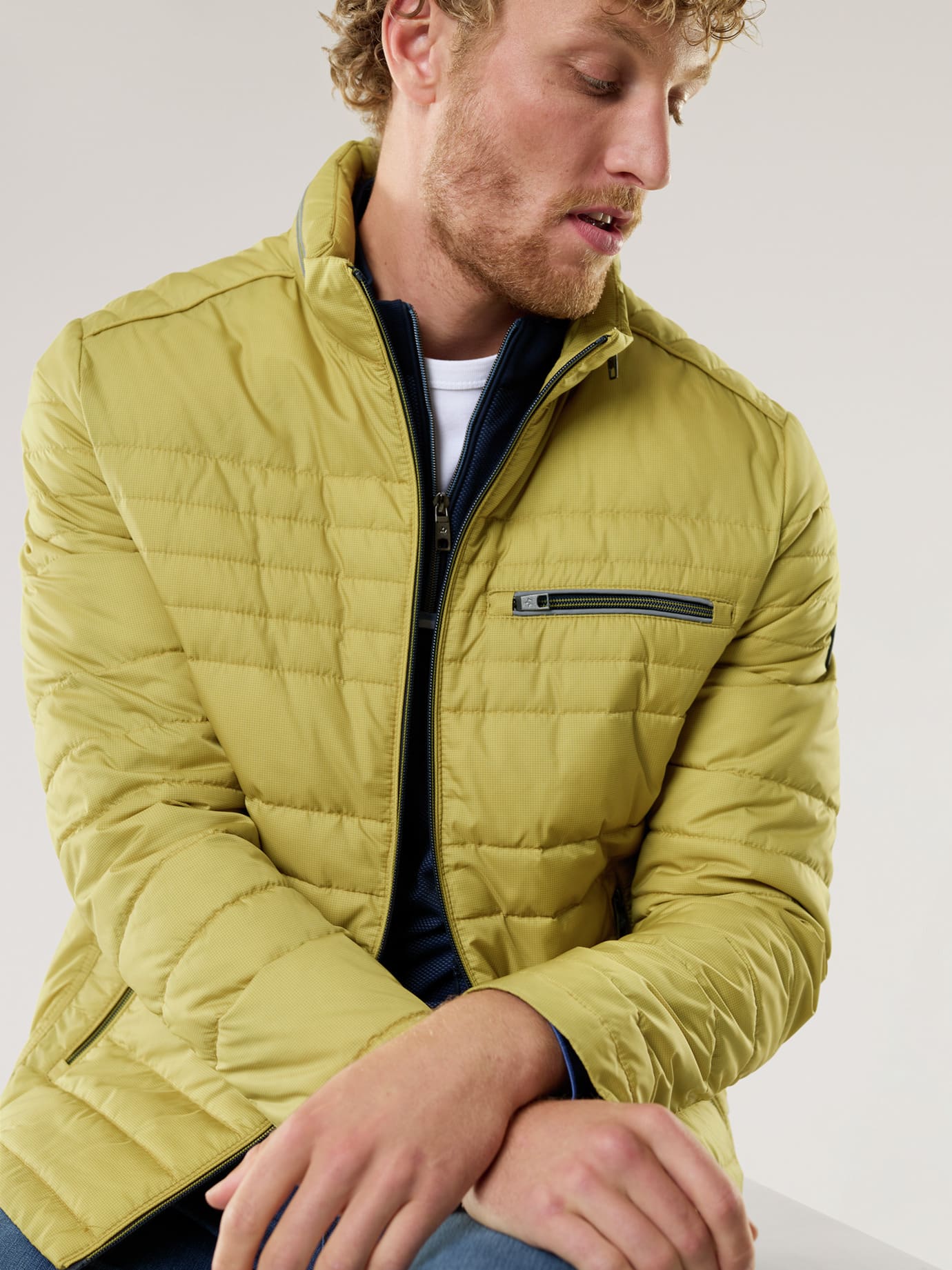 Walbusch Microfaser Leichtjacke 2.0 Yellow 24 2