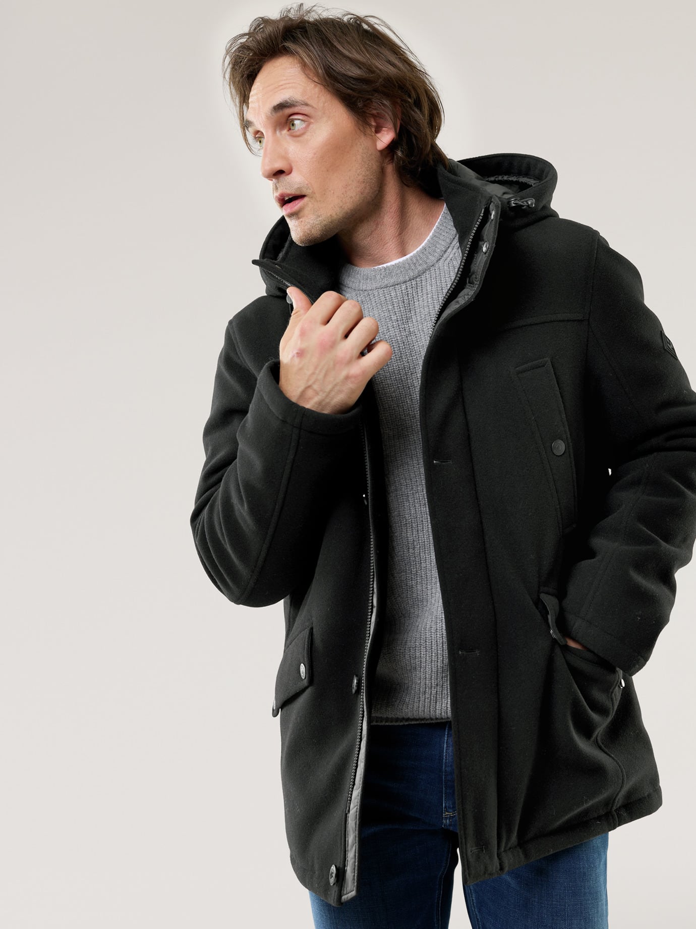 Walbusch Thermofleece Jacket Black Size 64 2