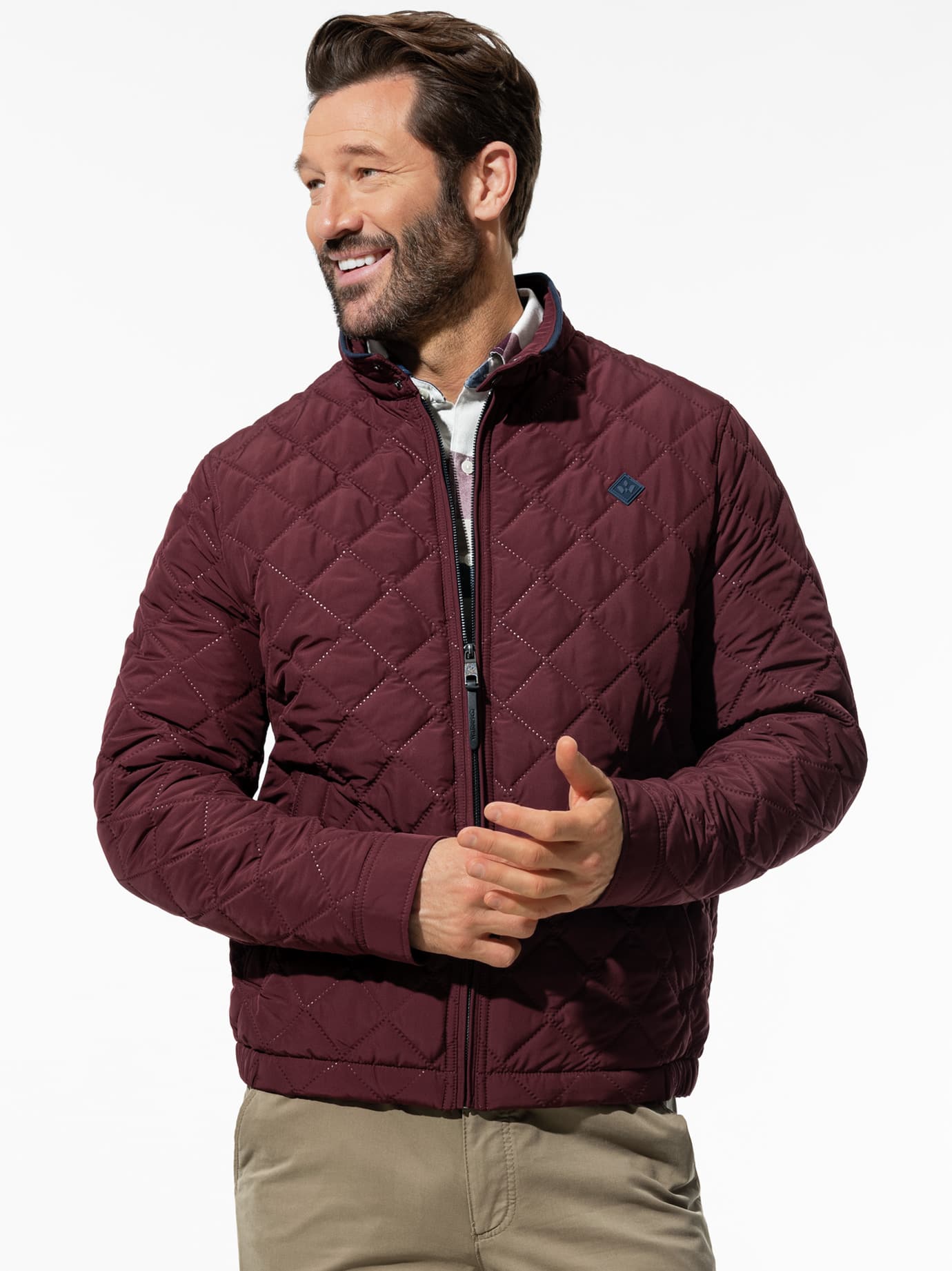 Walbusch Ultrasonic Light Padded Jacket Red Size 50 2