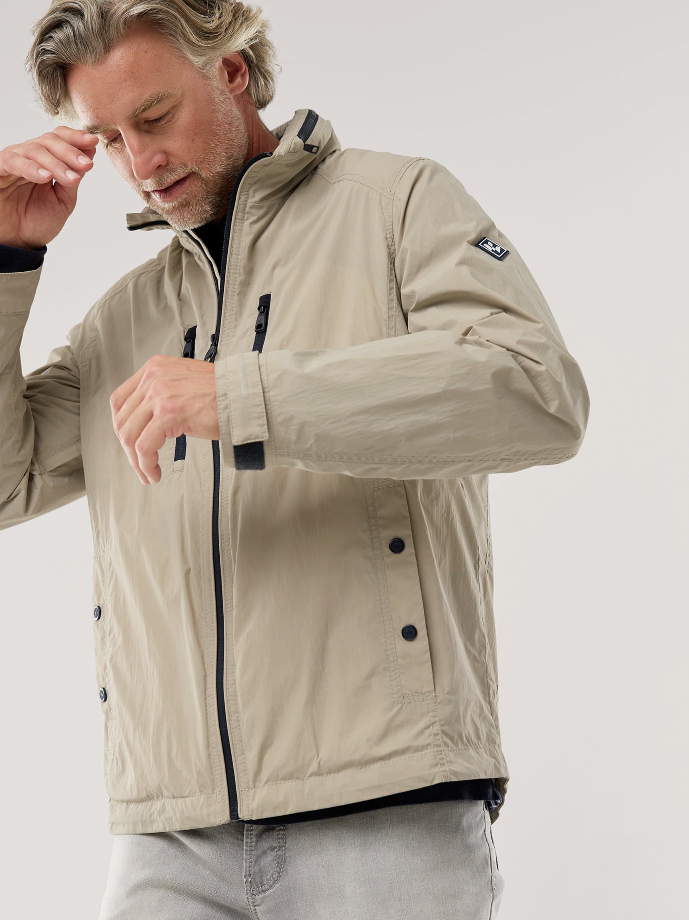 Walbusch Multifunktionsjacke Beige 54 2