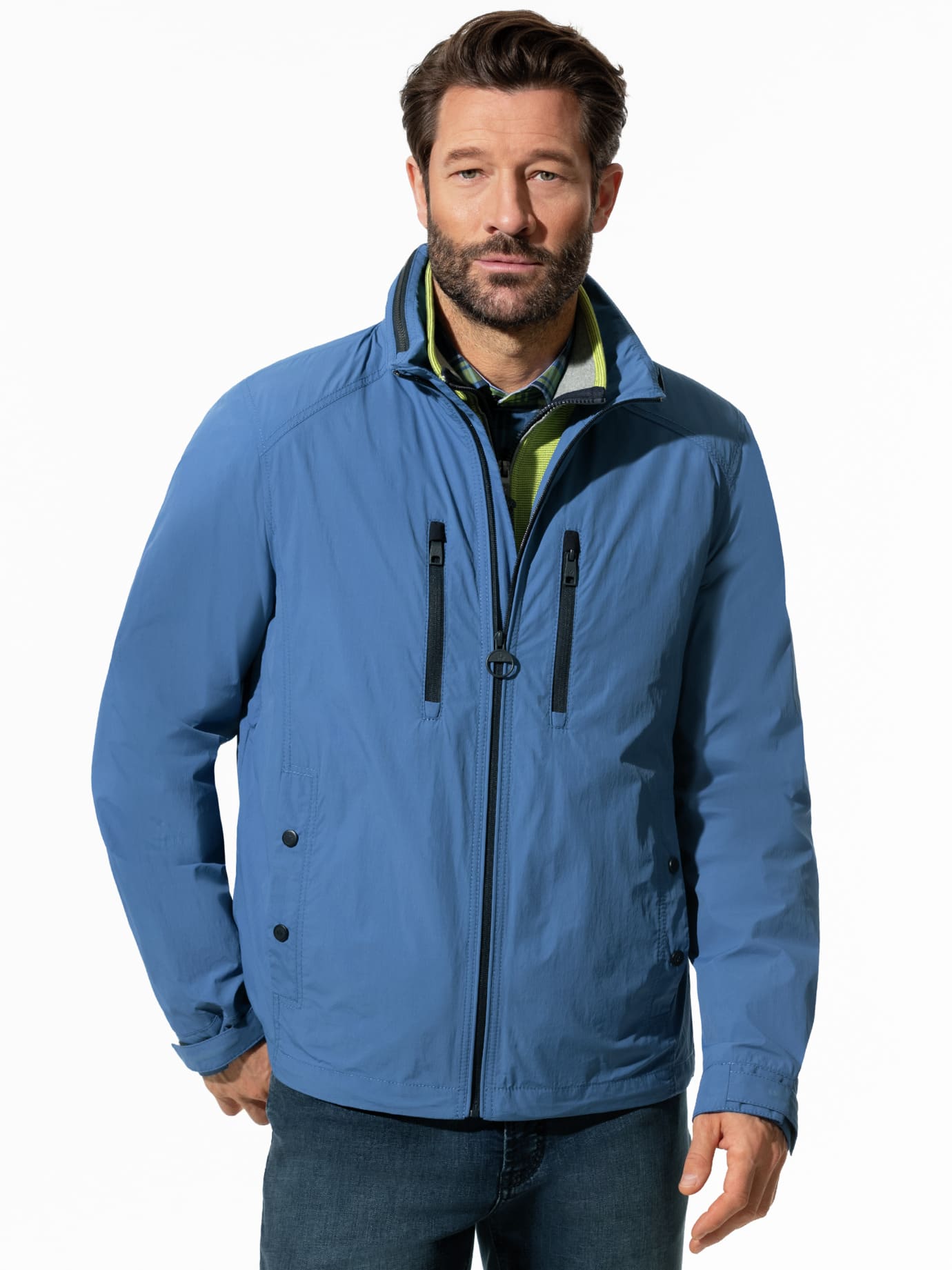 Walbusch Herren Multifunktionsjacke Blau Größe 56 6