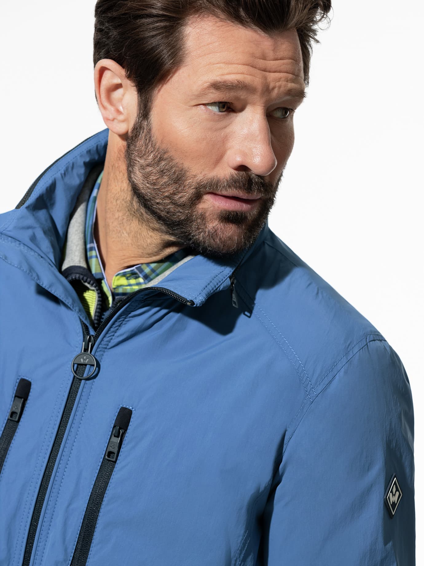 Walbusch Herren Multifunktionsjacke Blau Größe 56 8