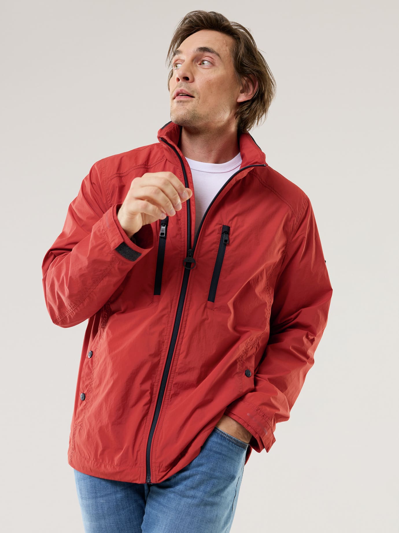 Walbusch Veste Multifonction Rouge 54 2