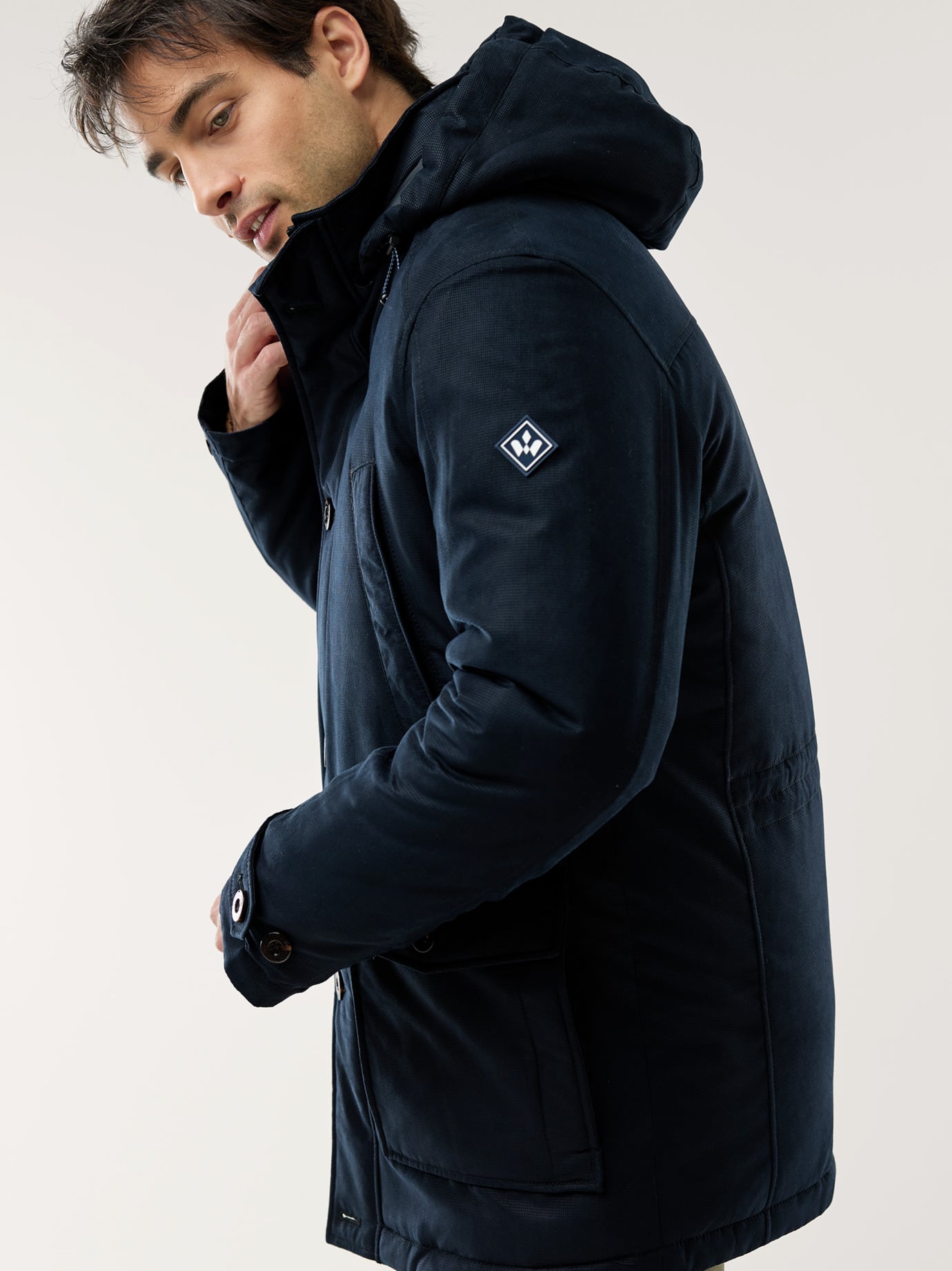 Walbusch Ultraskin Leichtparka Blue 56 3