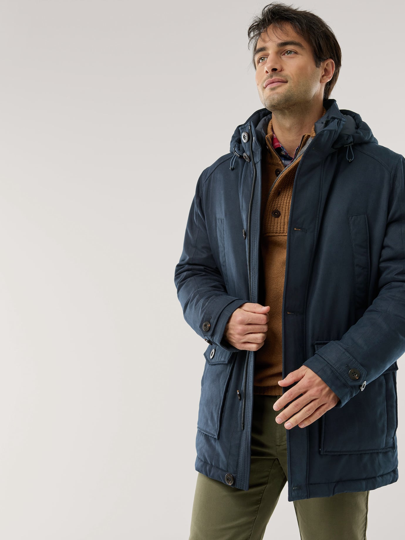 Walbusch Ultraskin Leichtparka Blue 56 2
