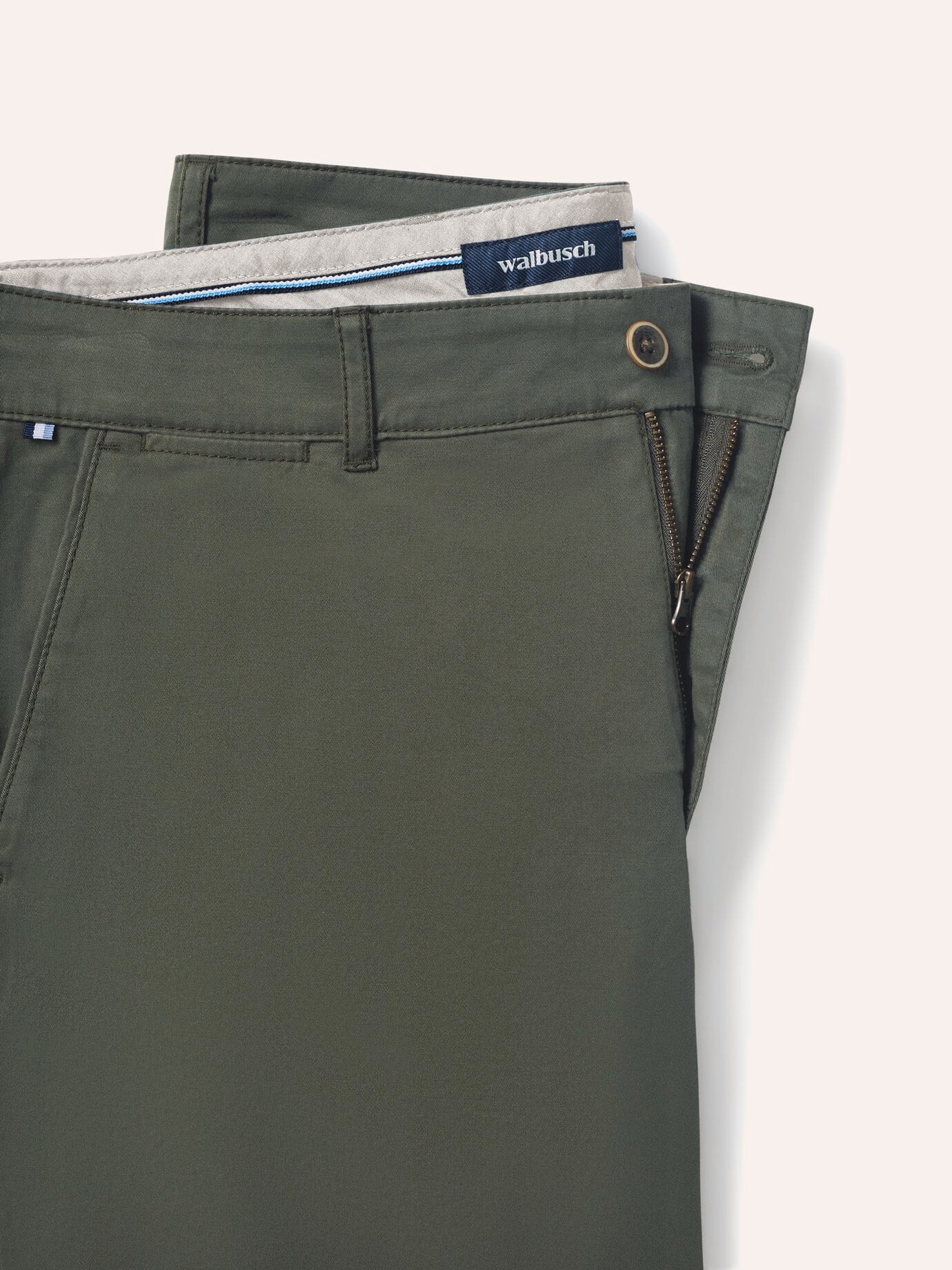 Walbusch Chino Shorts Regular Fit Green 27 4